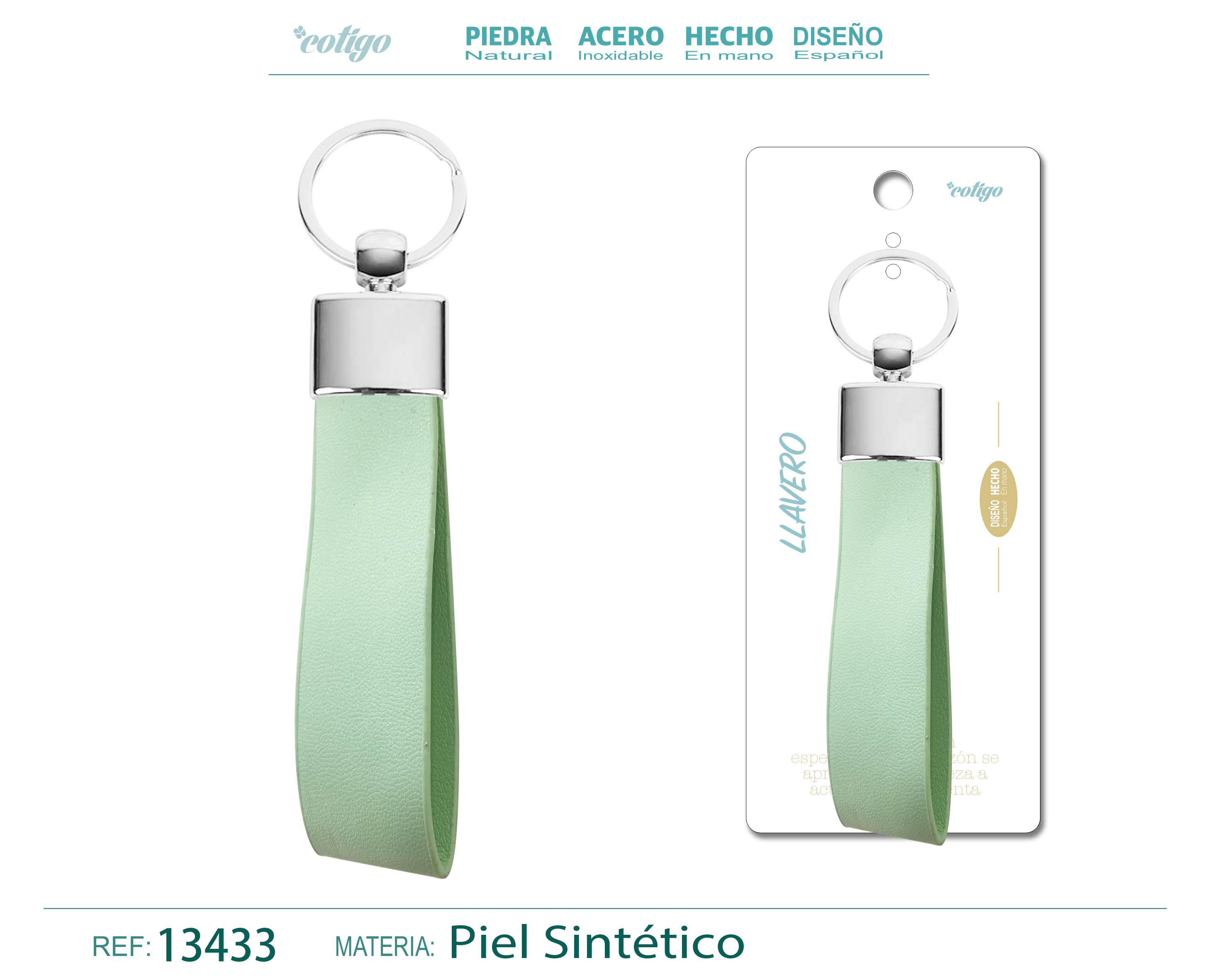 LLAVERO CUERO SINTÉTICO
