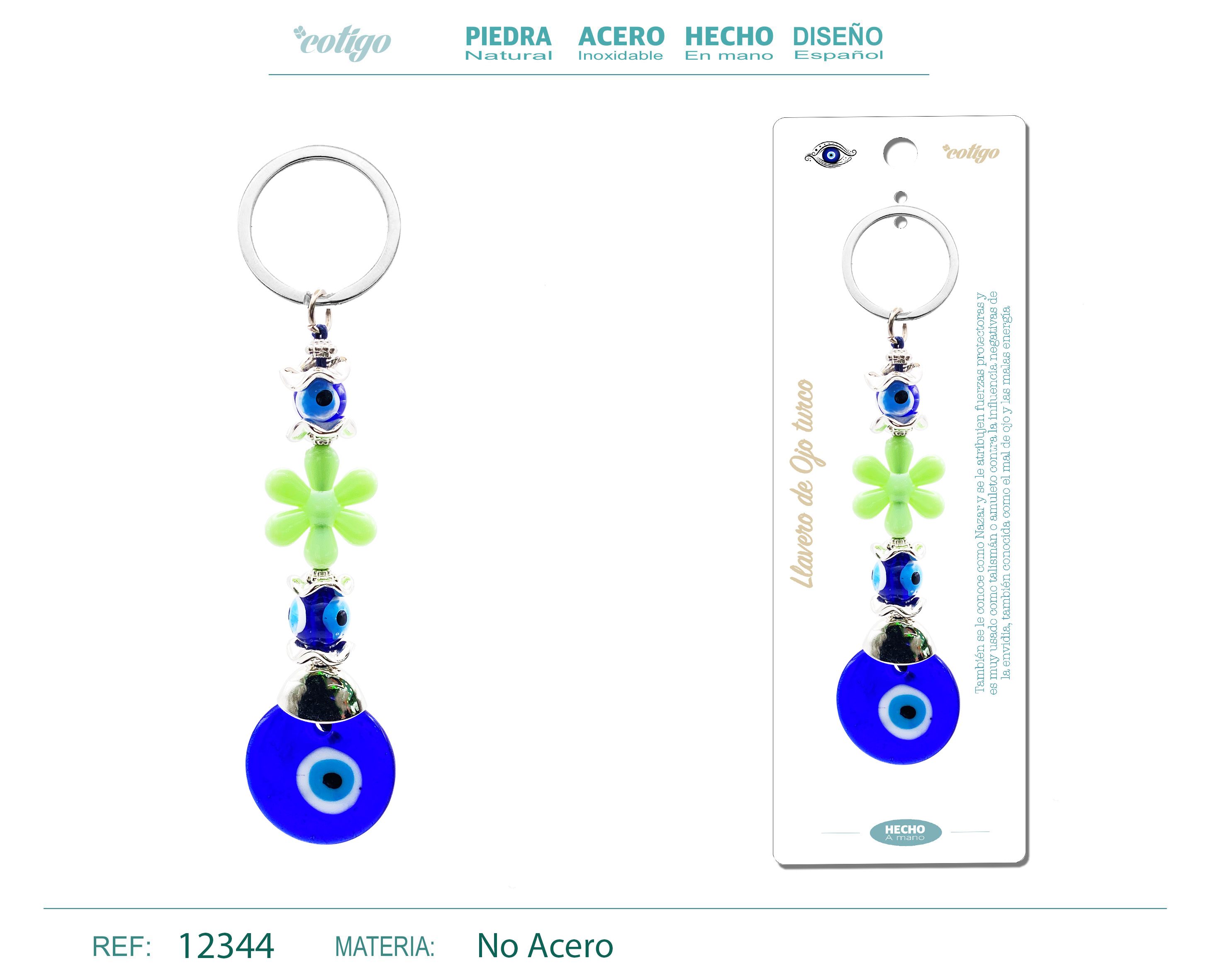 LLAVERO DE OJO TURCO