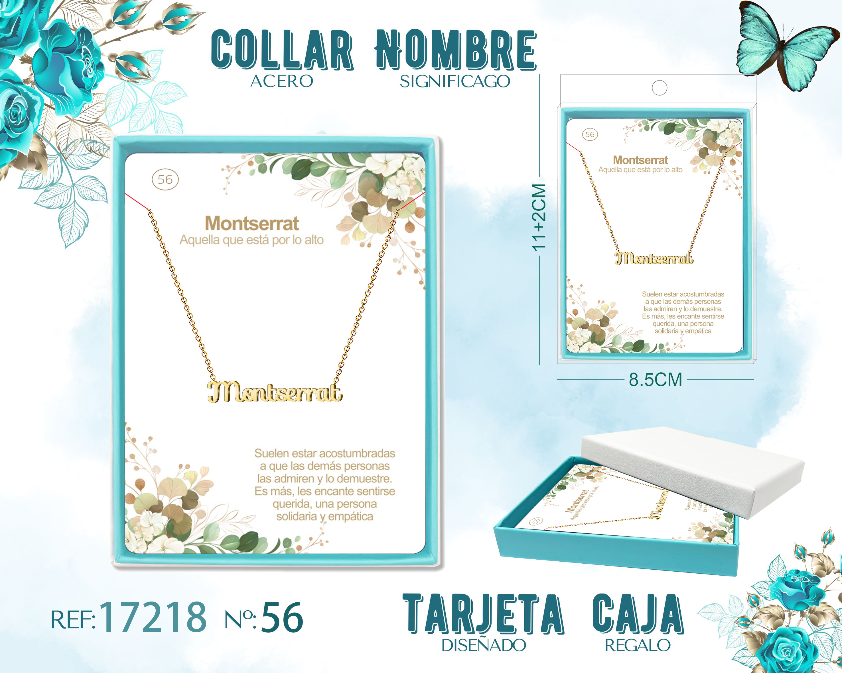 COLLAR MONTSERRAT ACERO COLOR DORADO