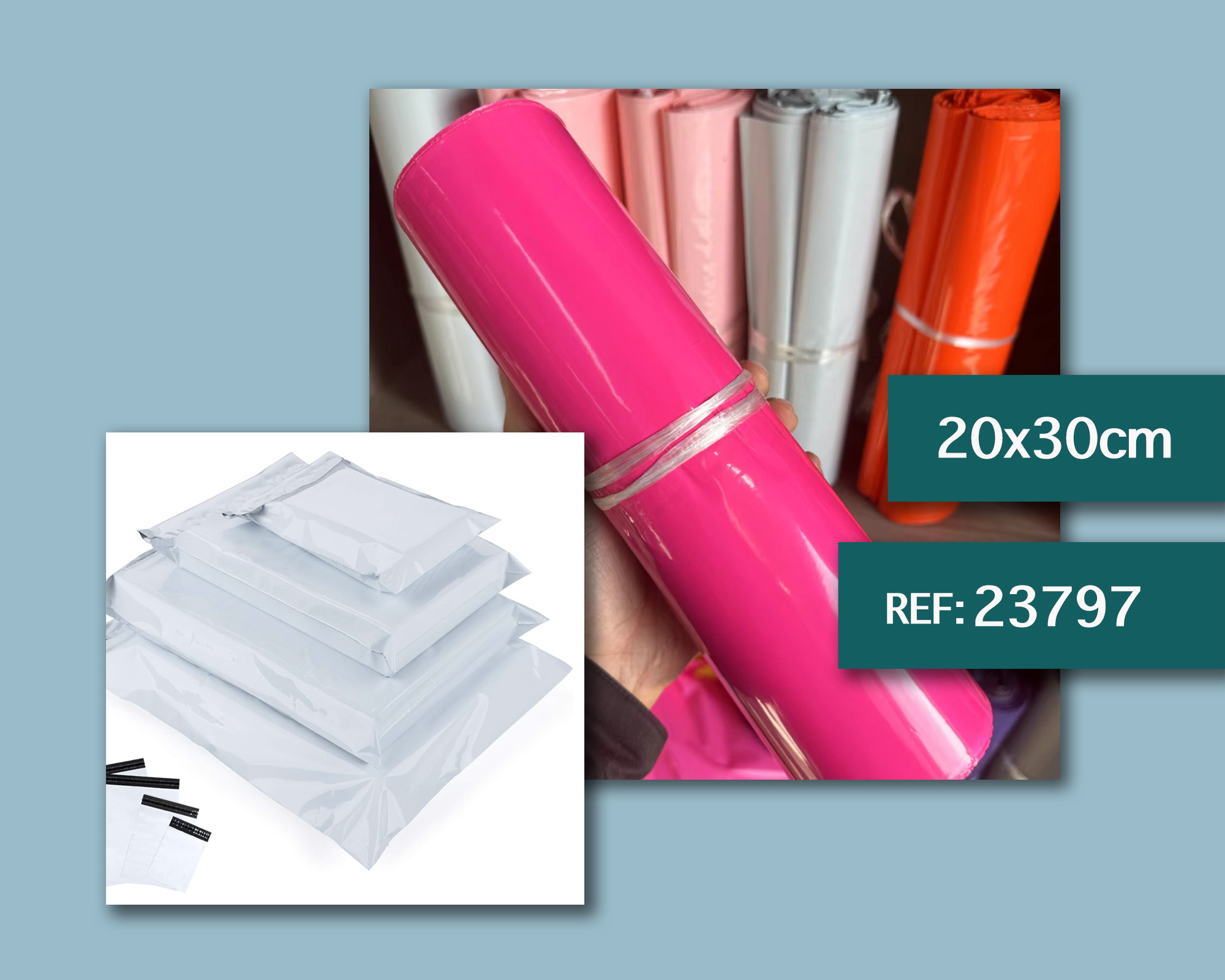 BOLSA PARA EMPAQUETE 100PCS-20*30CM