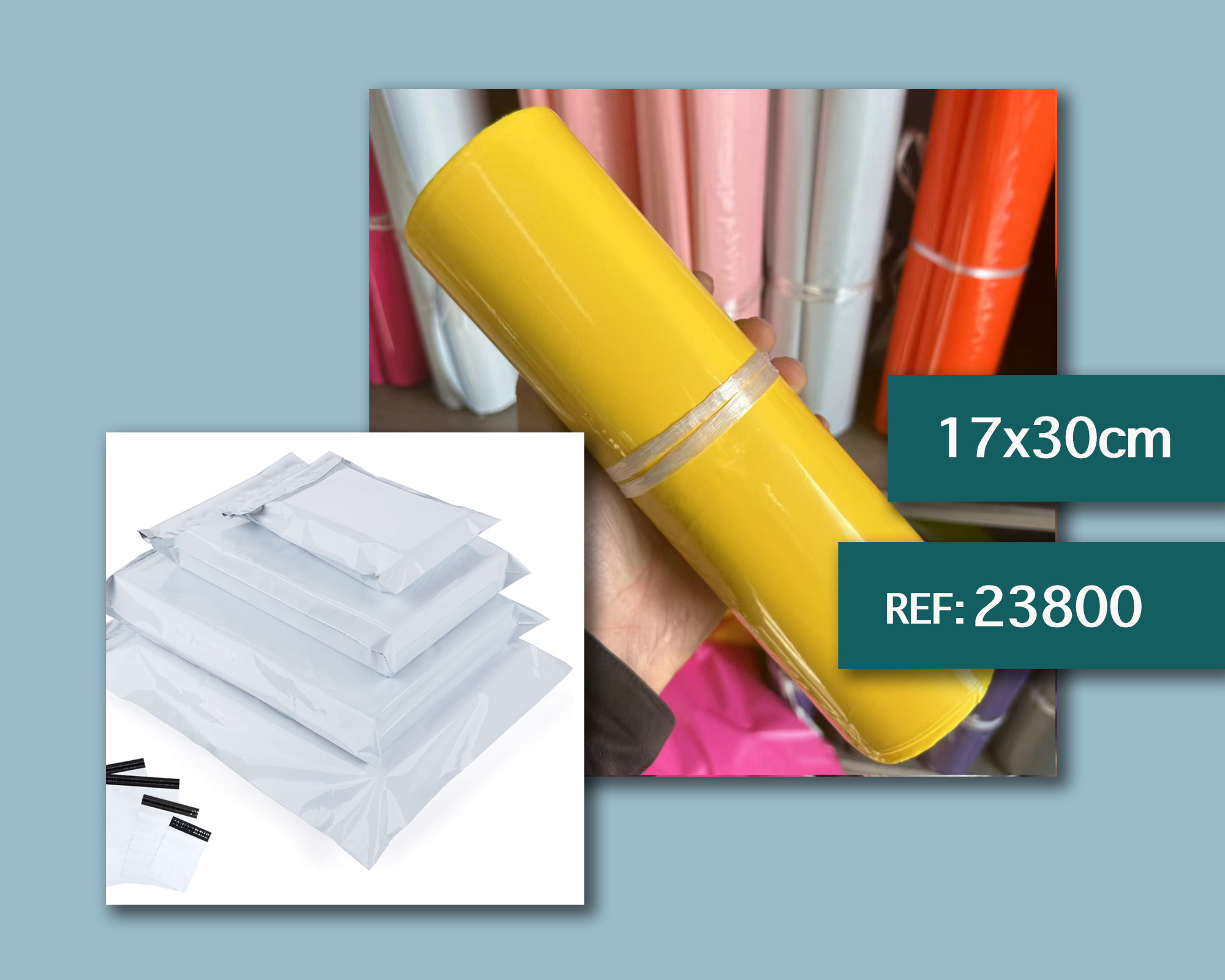 BOLSA PARA EMPAQUETE 100PCS-17*30CM
