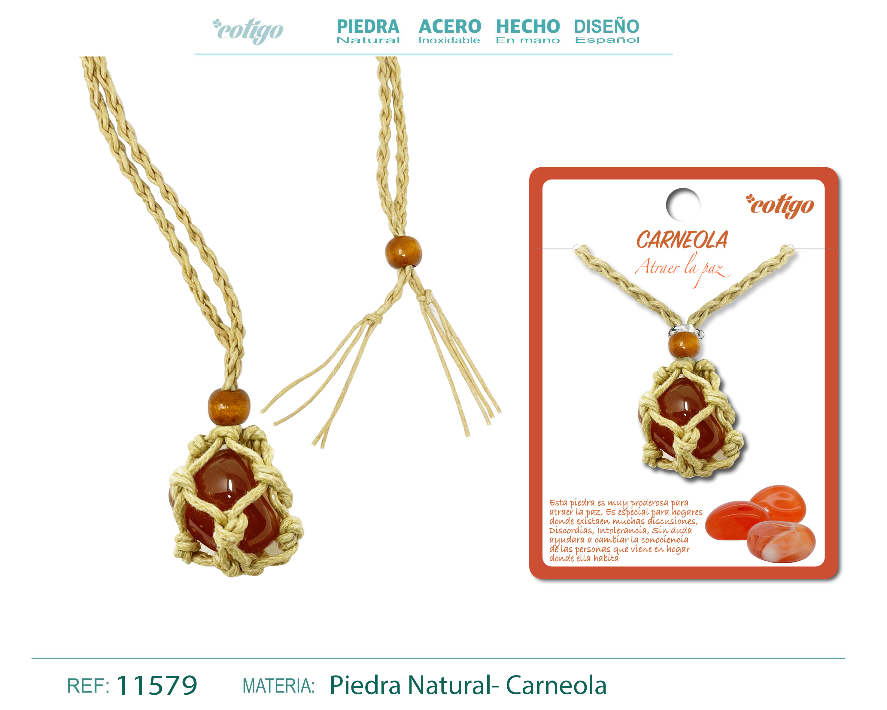 COLGANTE DE CARNEOLA