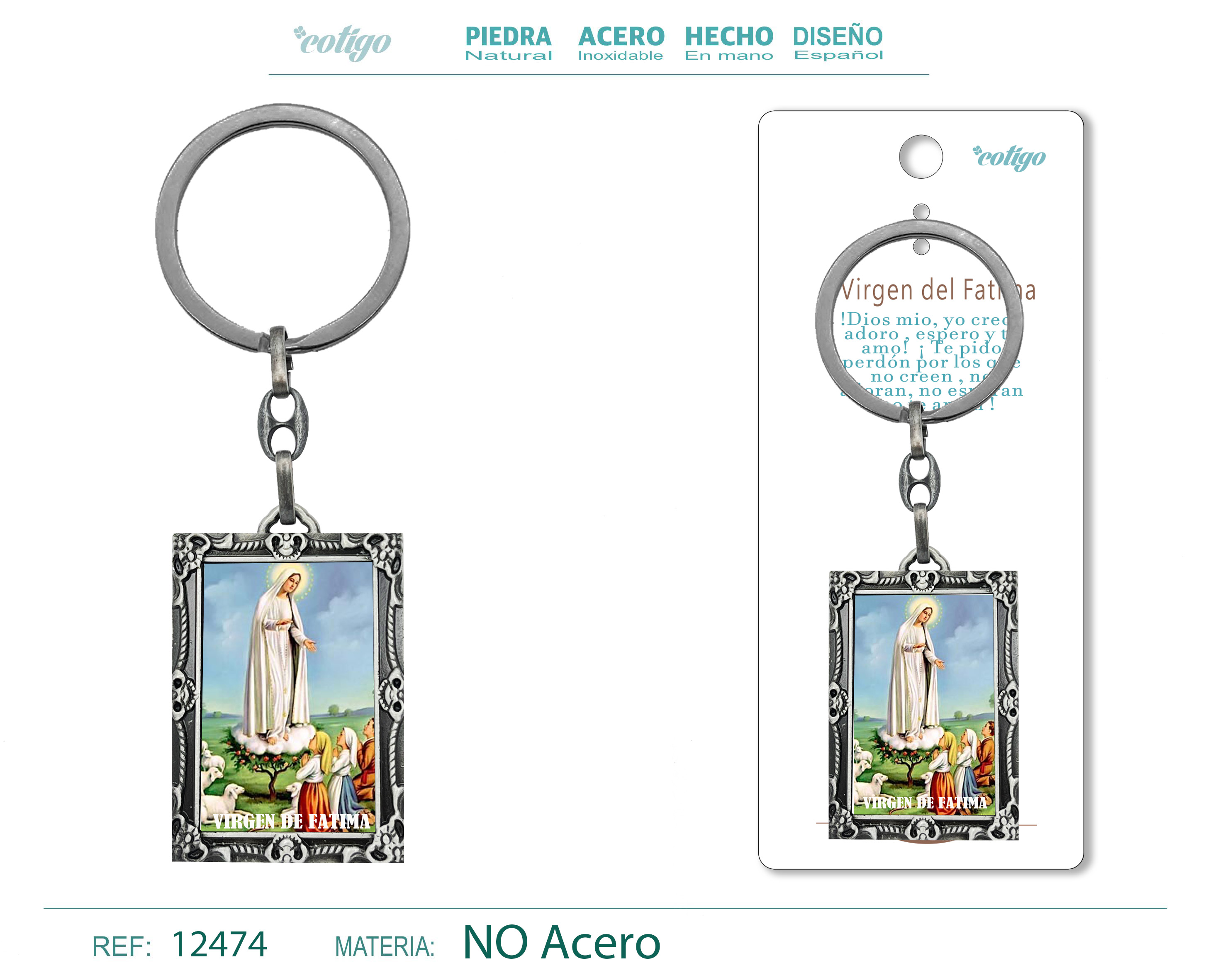 LLAVERO VIRGEN DE FATIMA