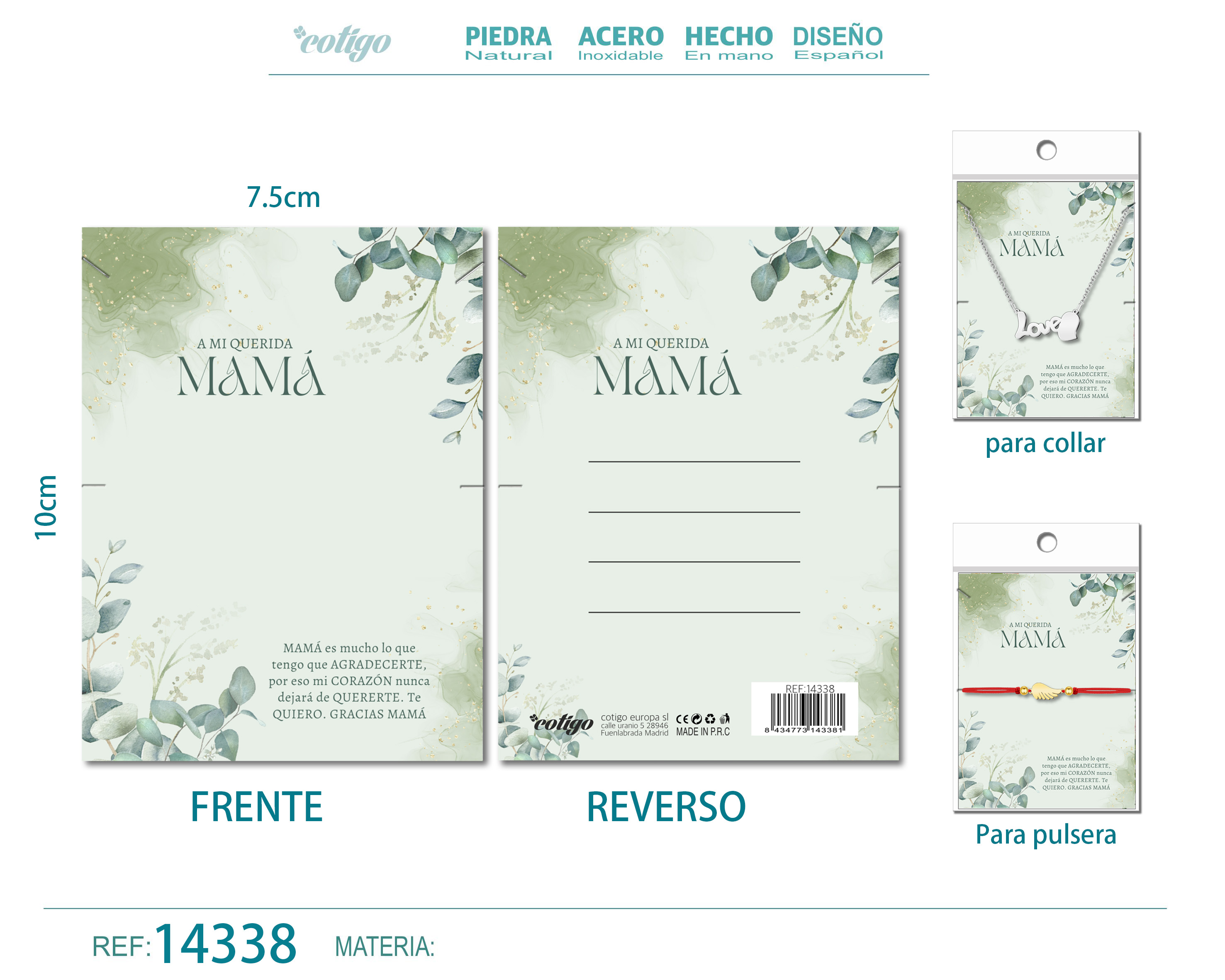 Tarjeta felicitación para Mamá