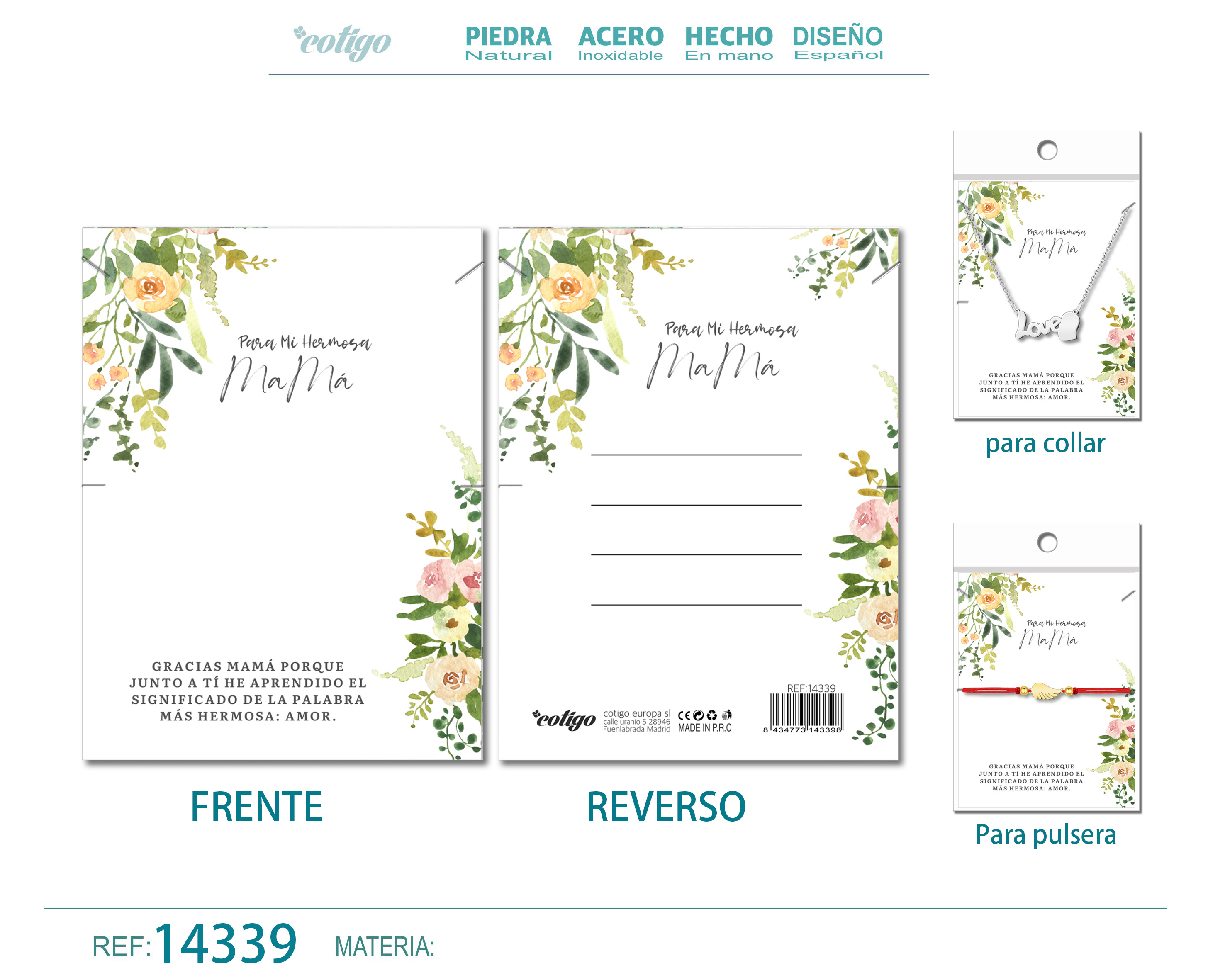 Tarjeta felicitación para Mamá