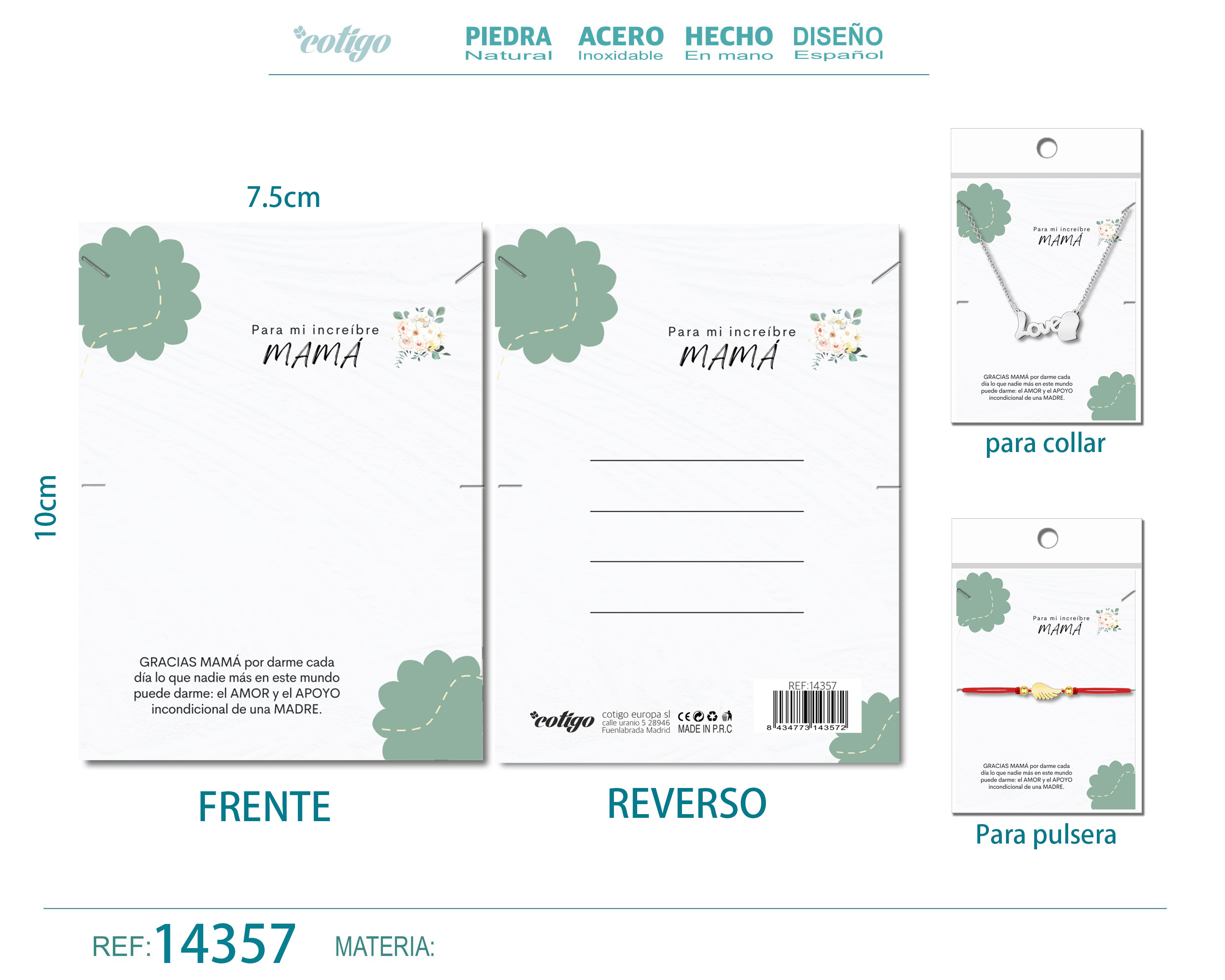 Tarjeta felicitación para Mamá