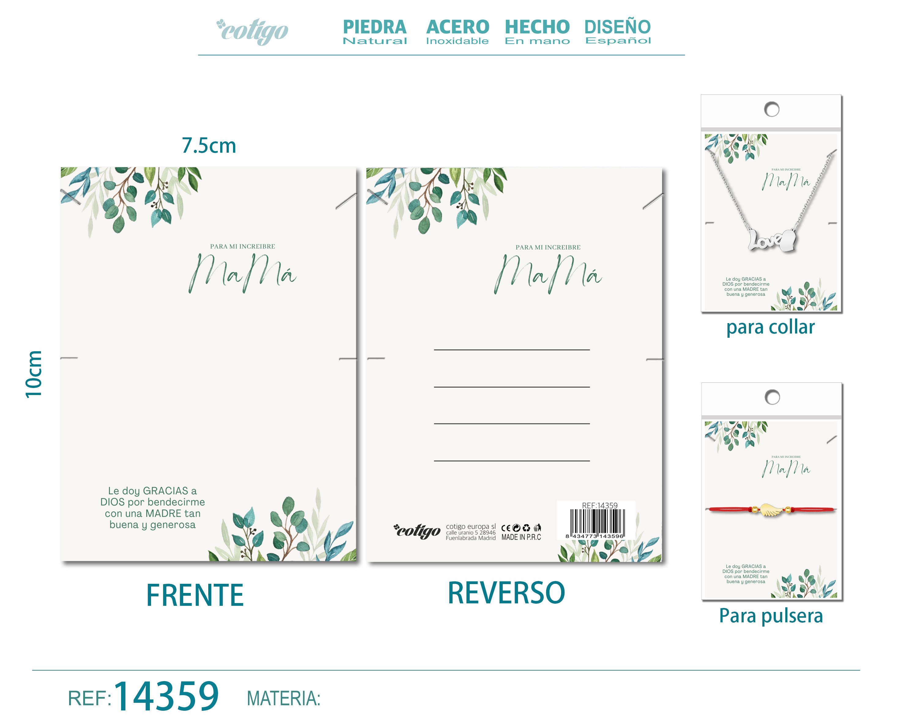 Tarjeta felicitación para Mamá