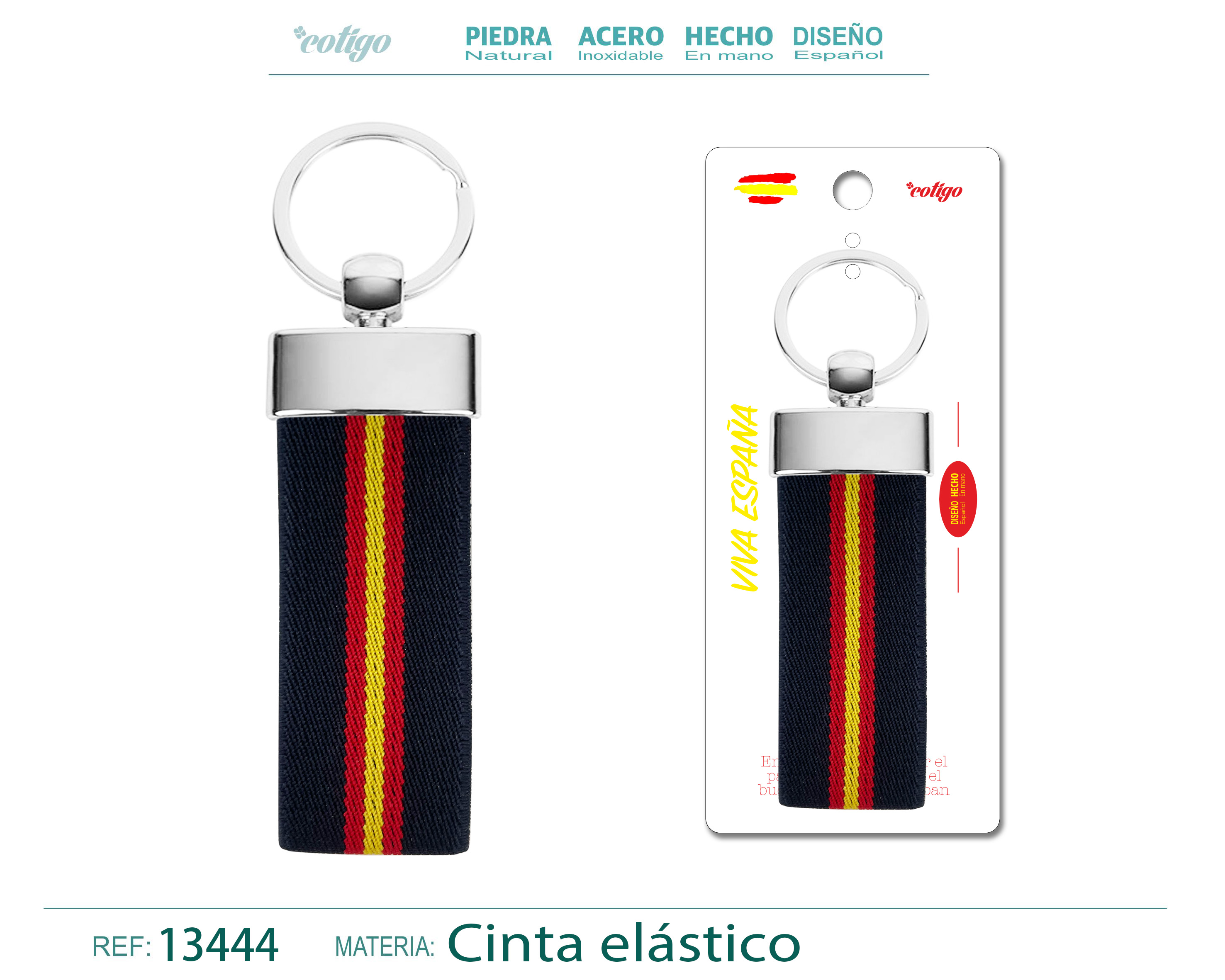 Llavero Bandera España de Cinta