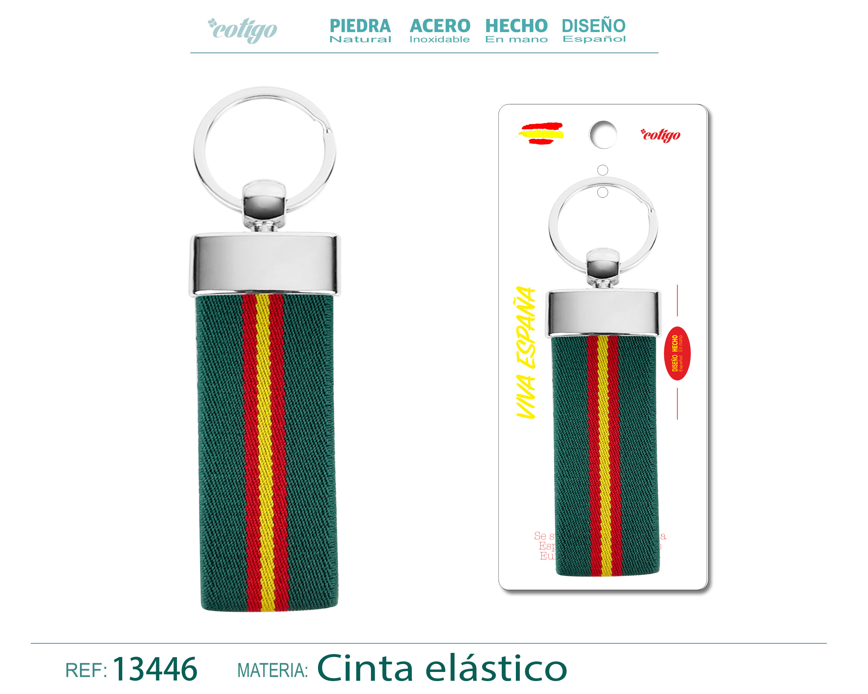 Llavero Bandera España de Cinta