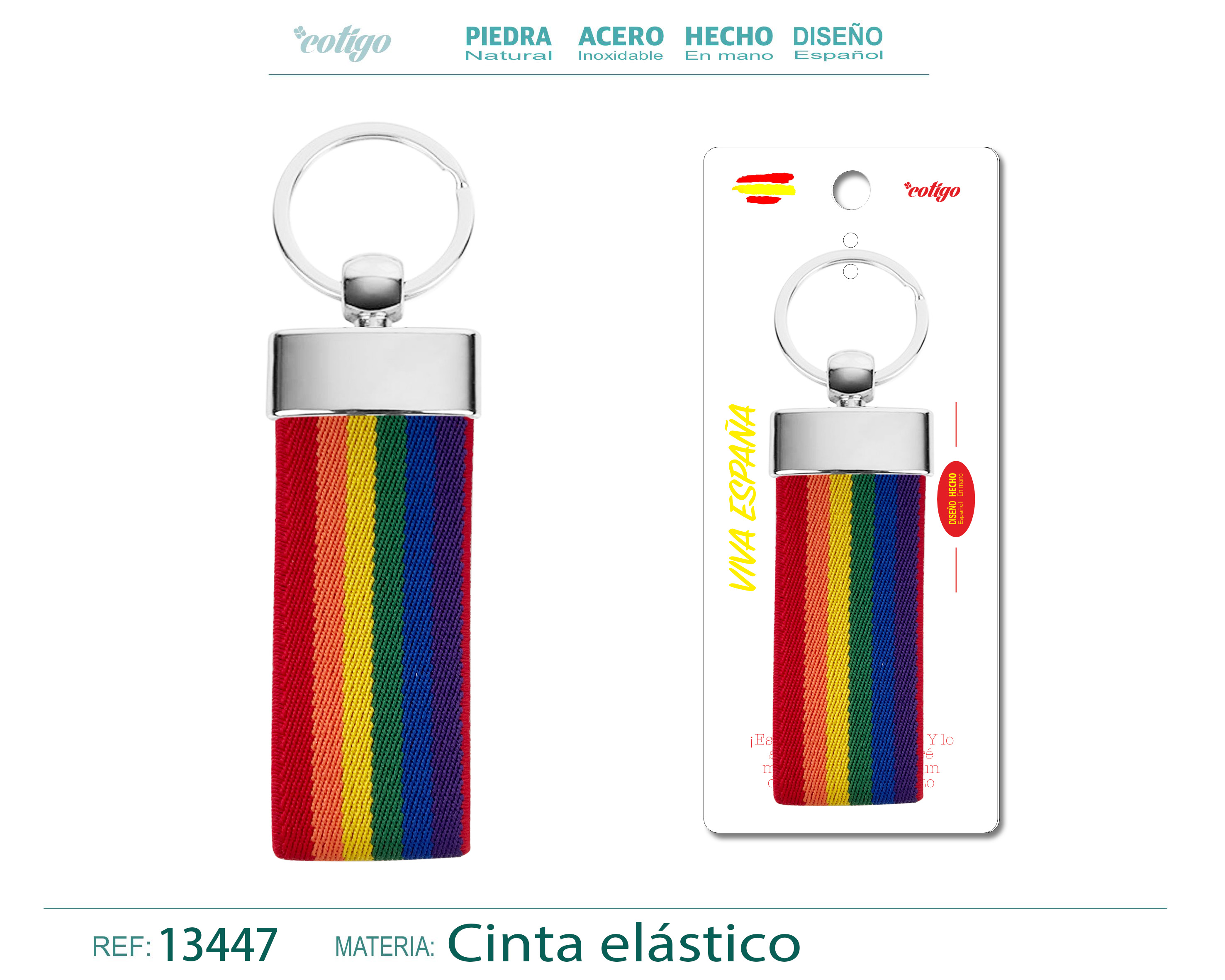 Llavero Bandera España de Cinta