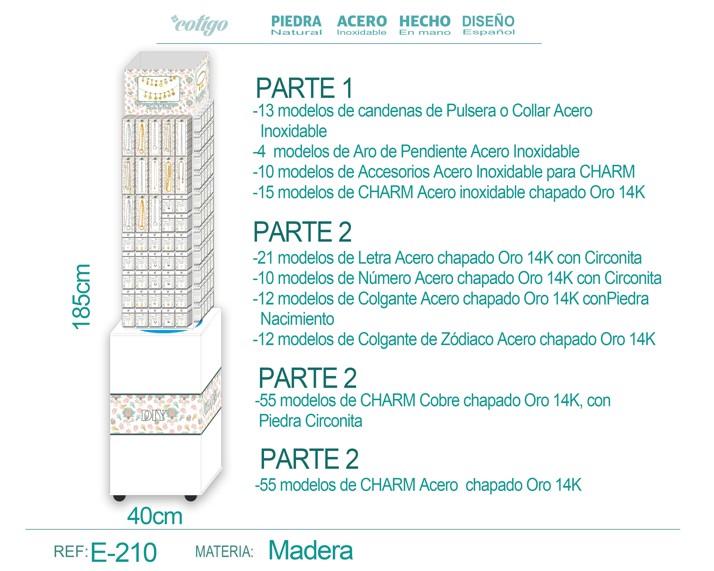 Expositor de CHARM - DIY