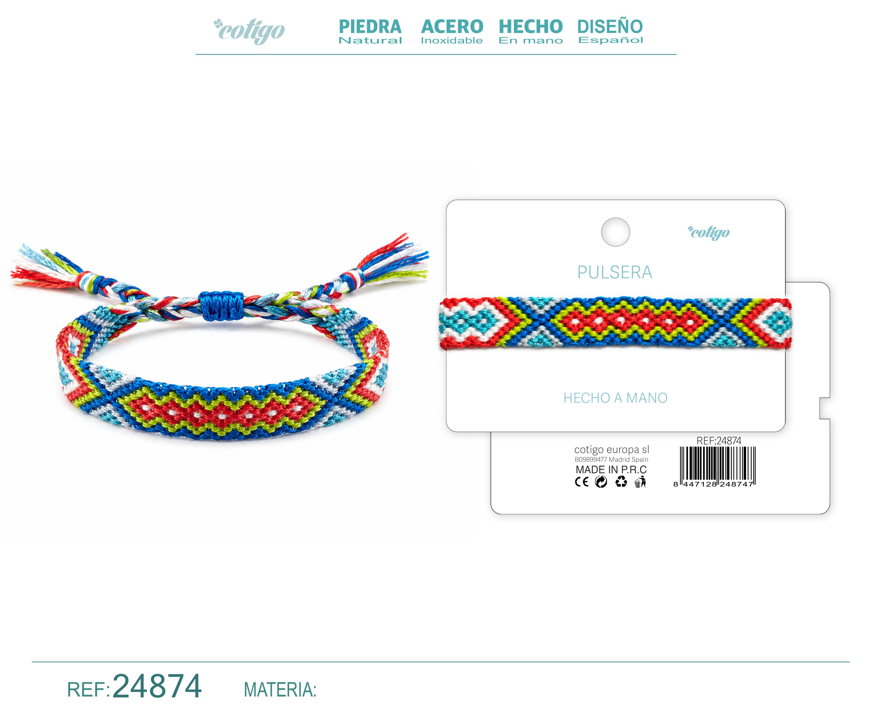Pulsera Hecho a Mano