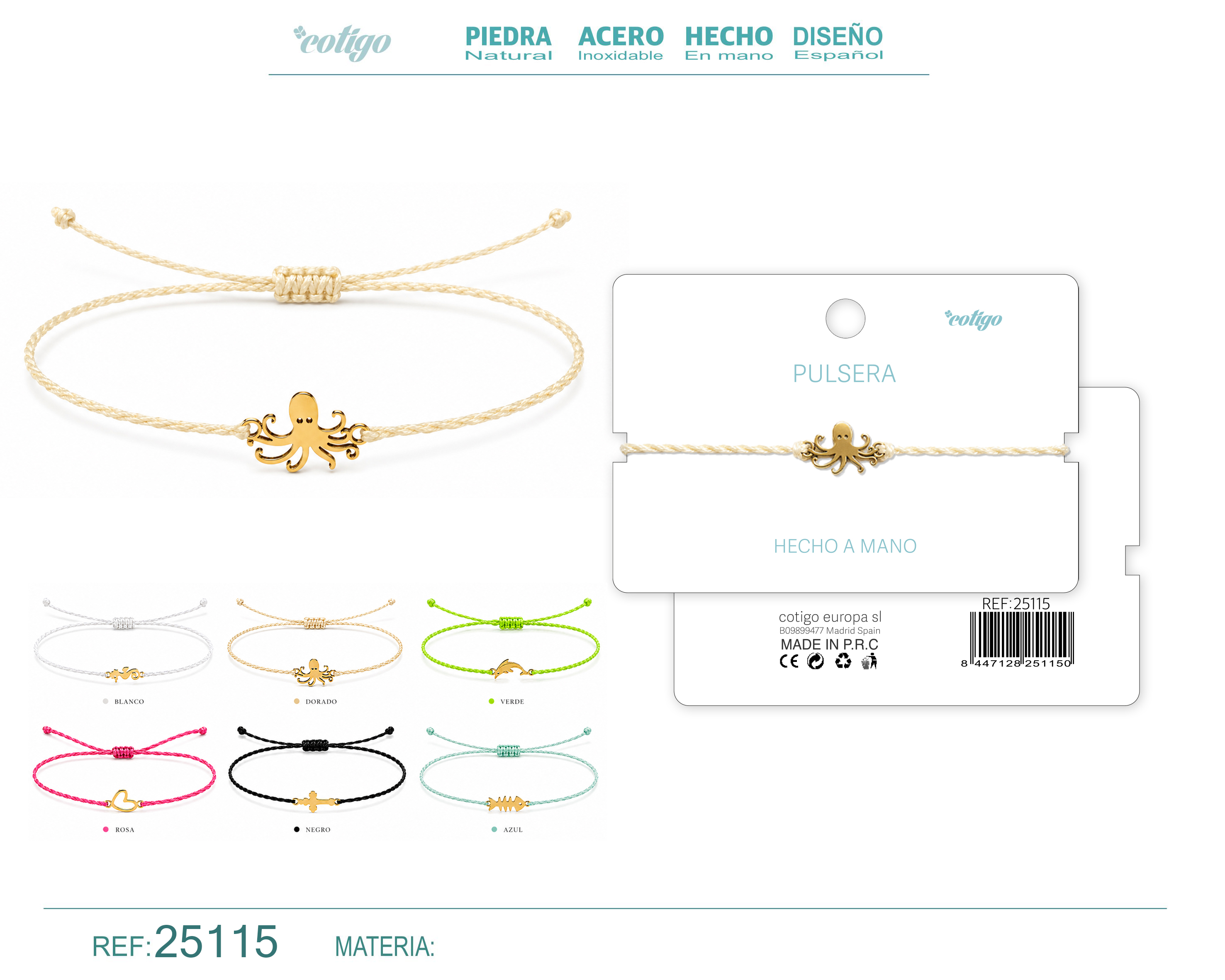 Pulsera Hecho a Mano