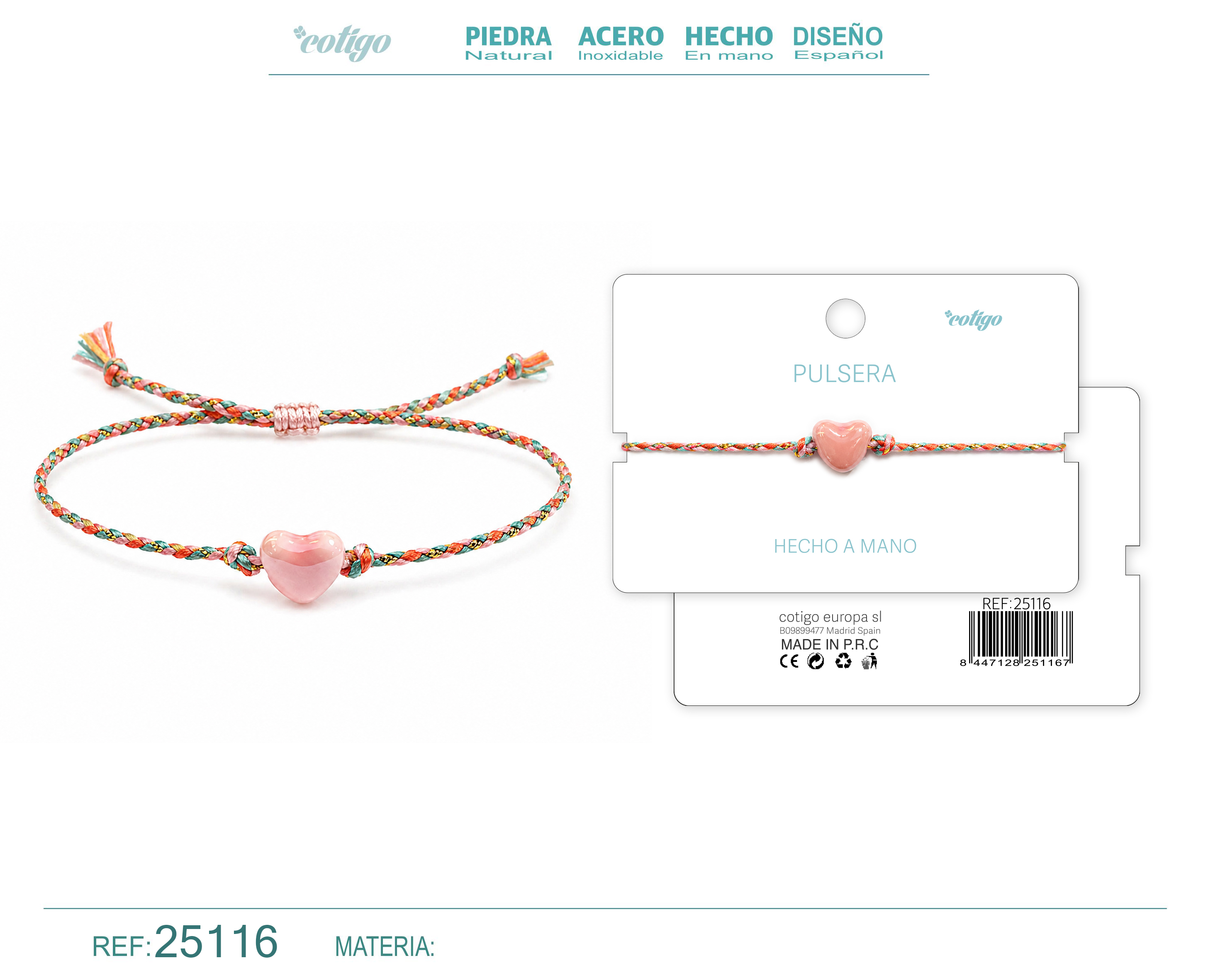 Pulsera Hecho a Mano