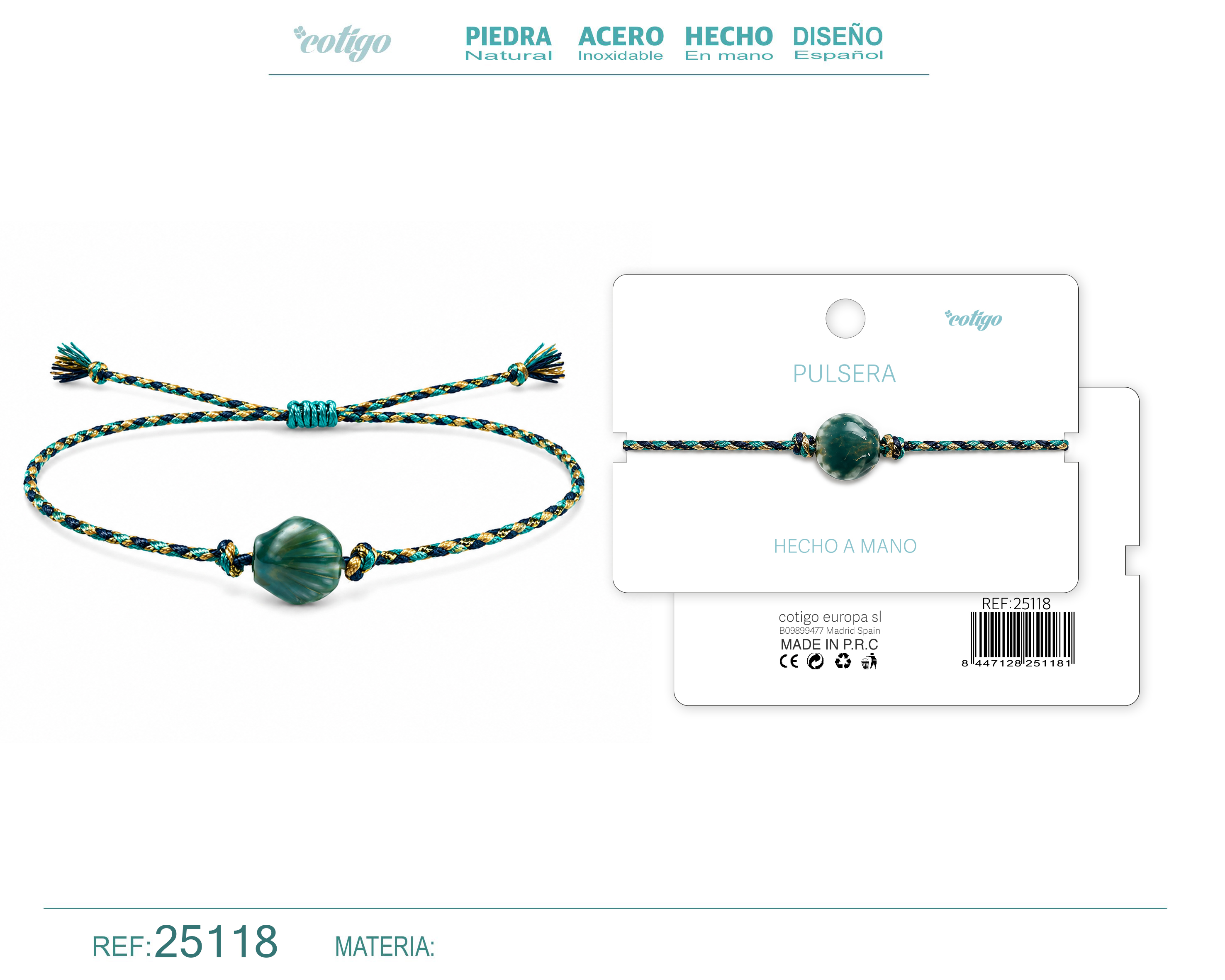 Pulsera Hecho a Mano