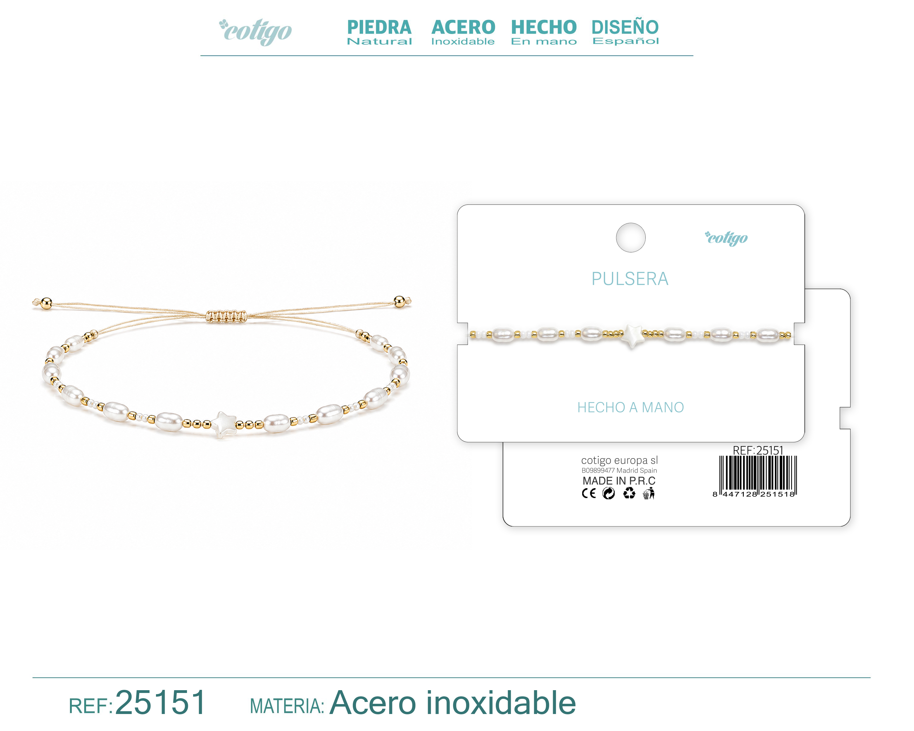 Pulsera Hecho a Mano