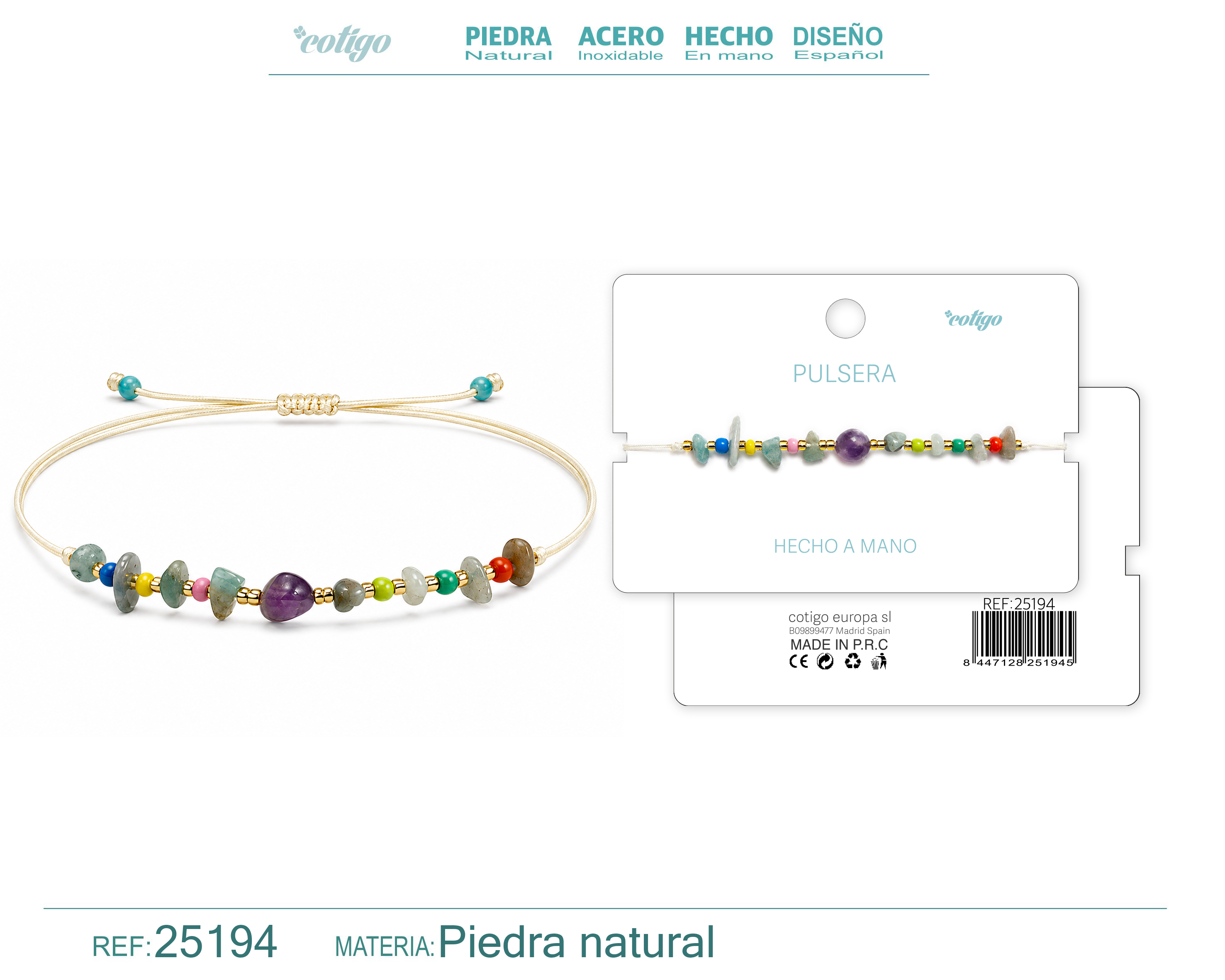Pulsera Hecho a Mano