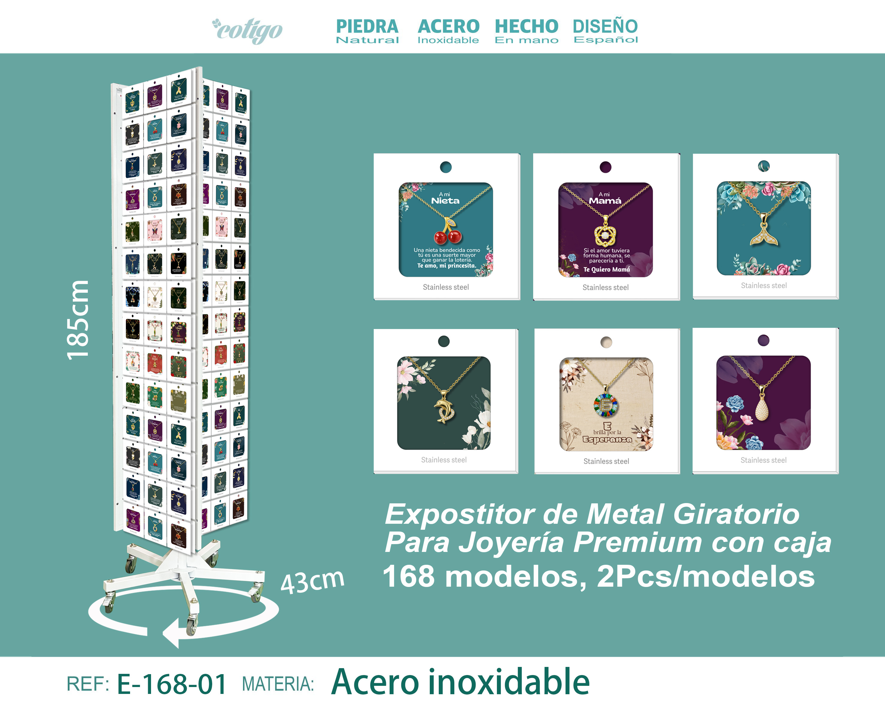 (20-11 enviar)Expositor de collar son Caja