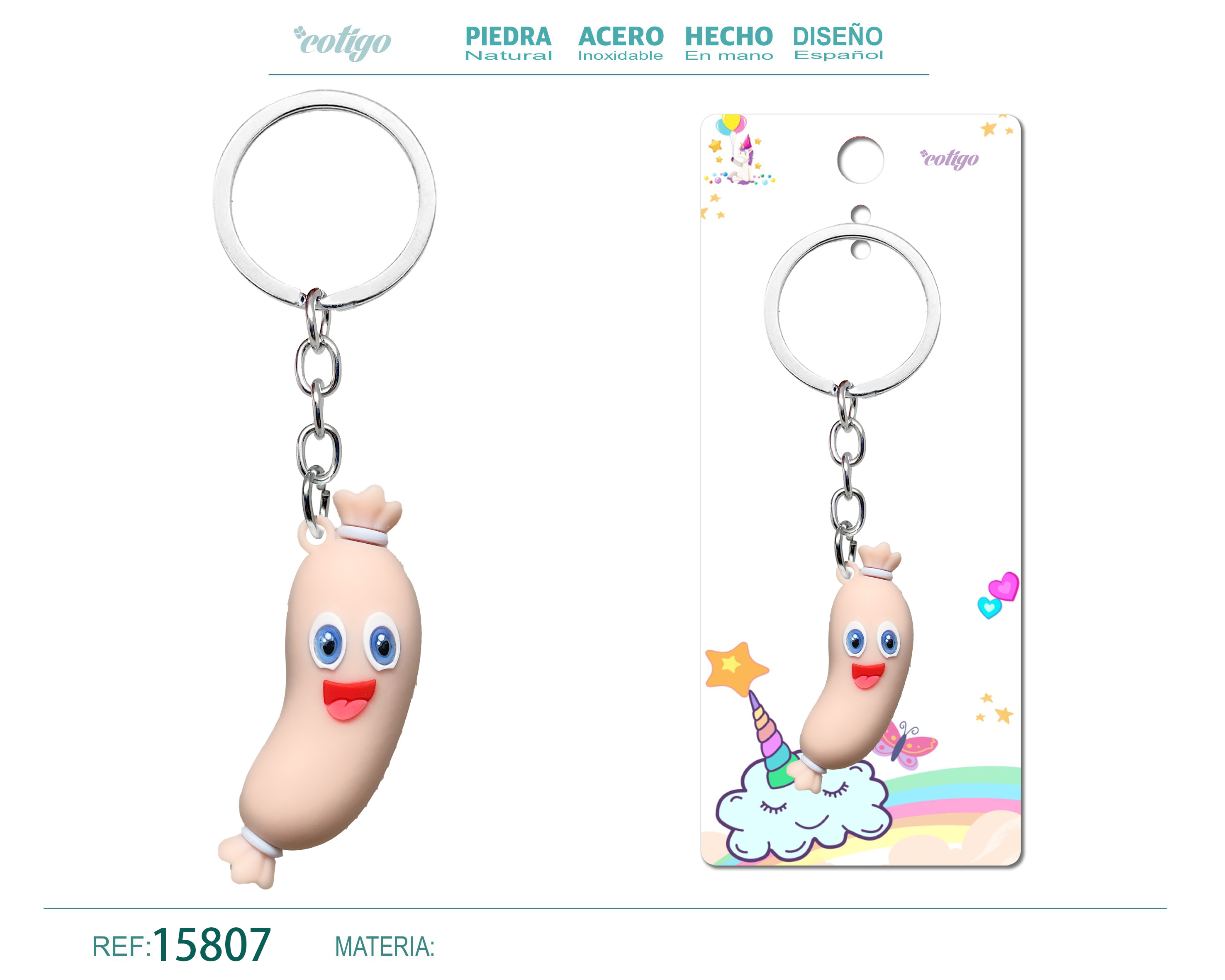 Llavero de Dibujos Animados