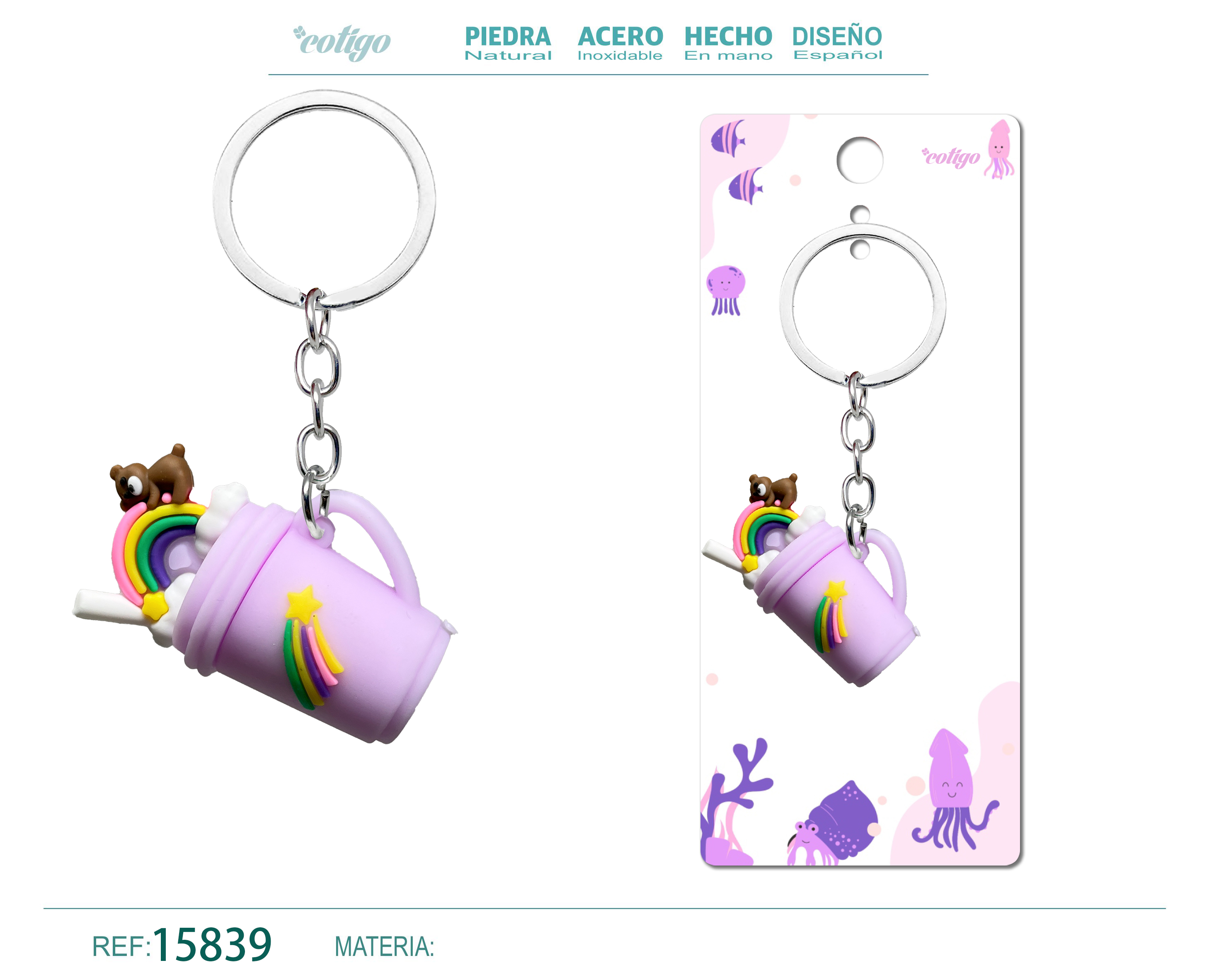 Llavero de Dibujos Animados