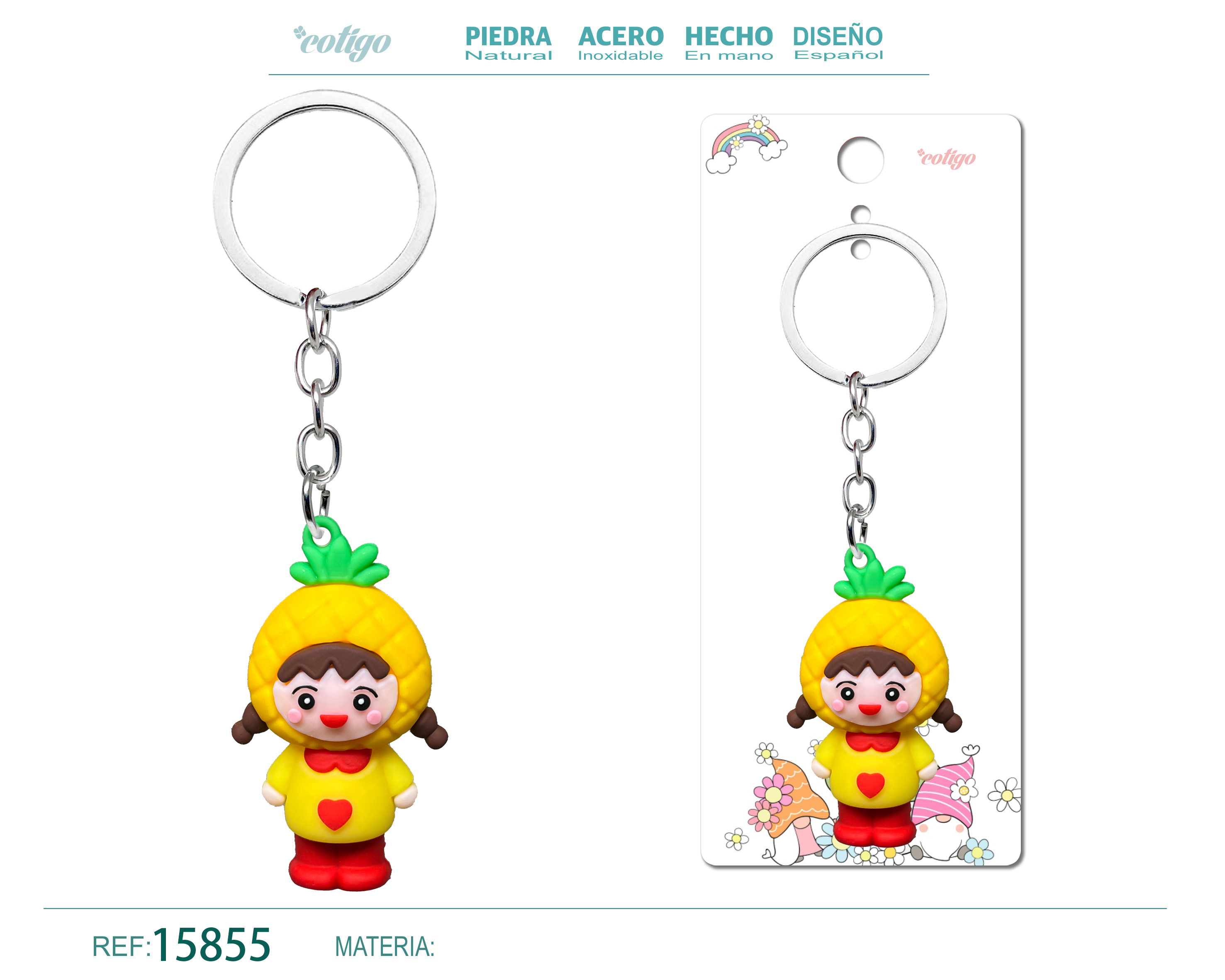 Llavero de Dibujos Animados