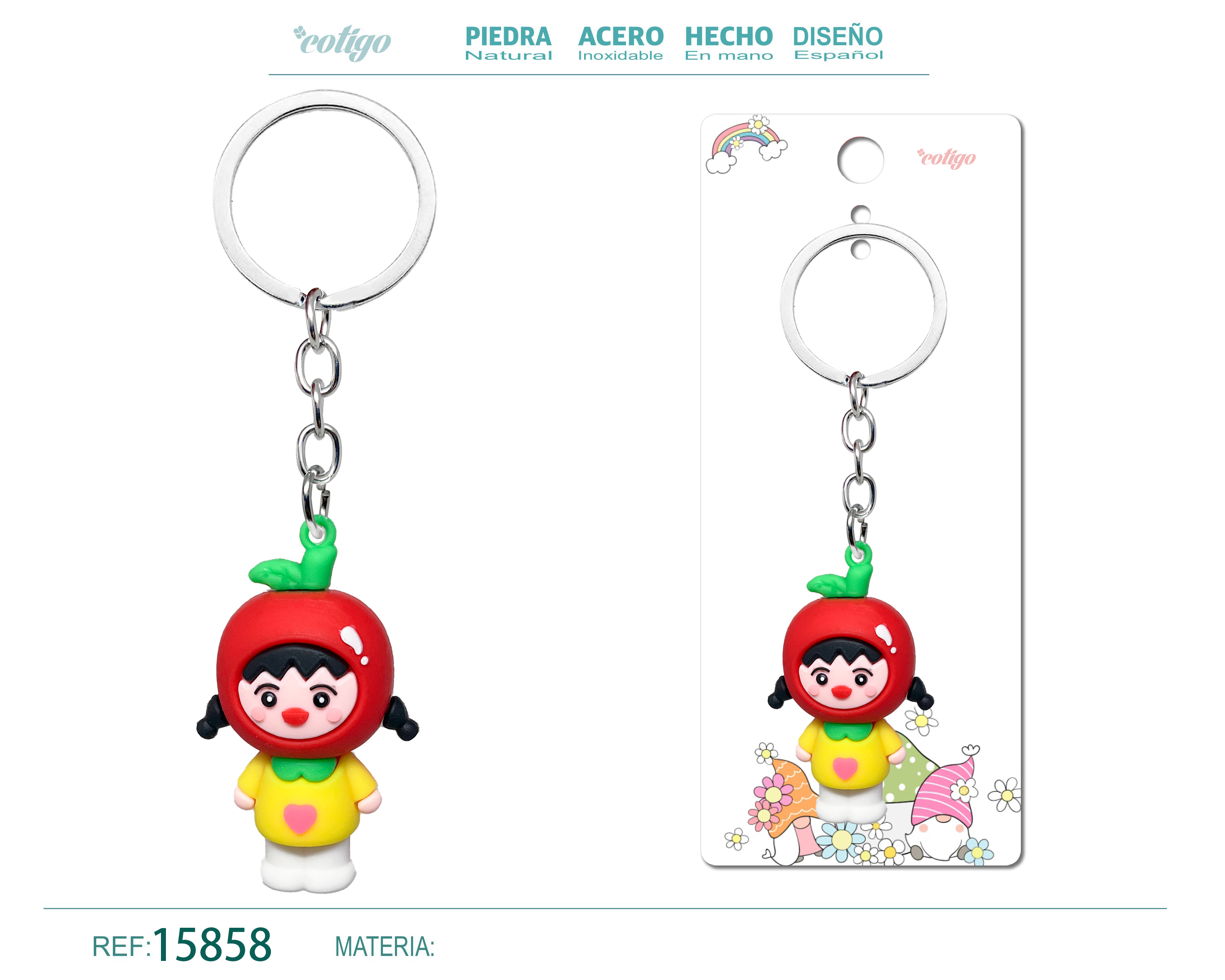 Llavero de Dibujos Animados