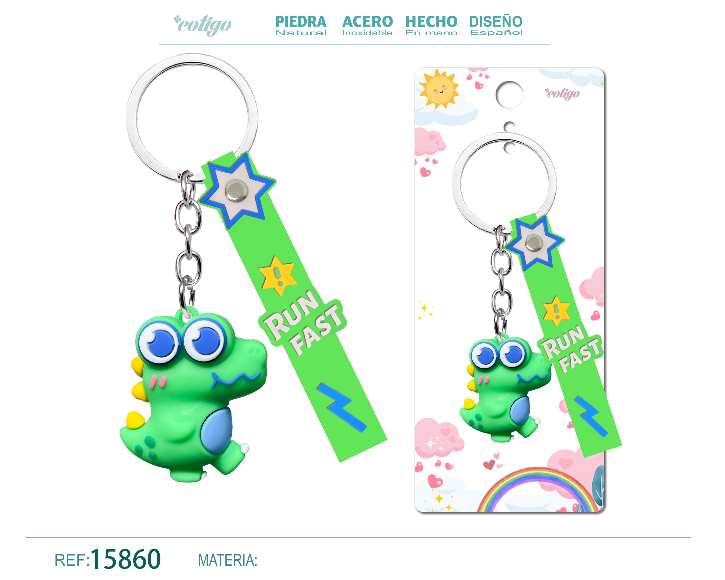 Llavero de Dibujos Animados