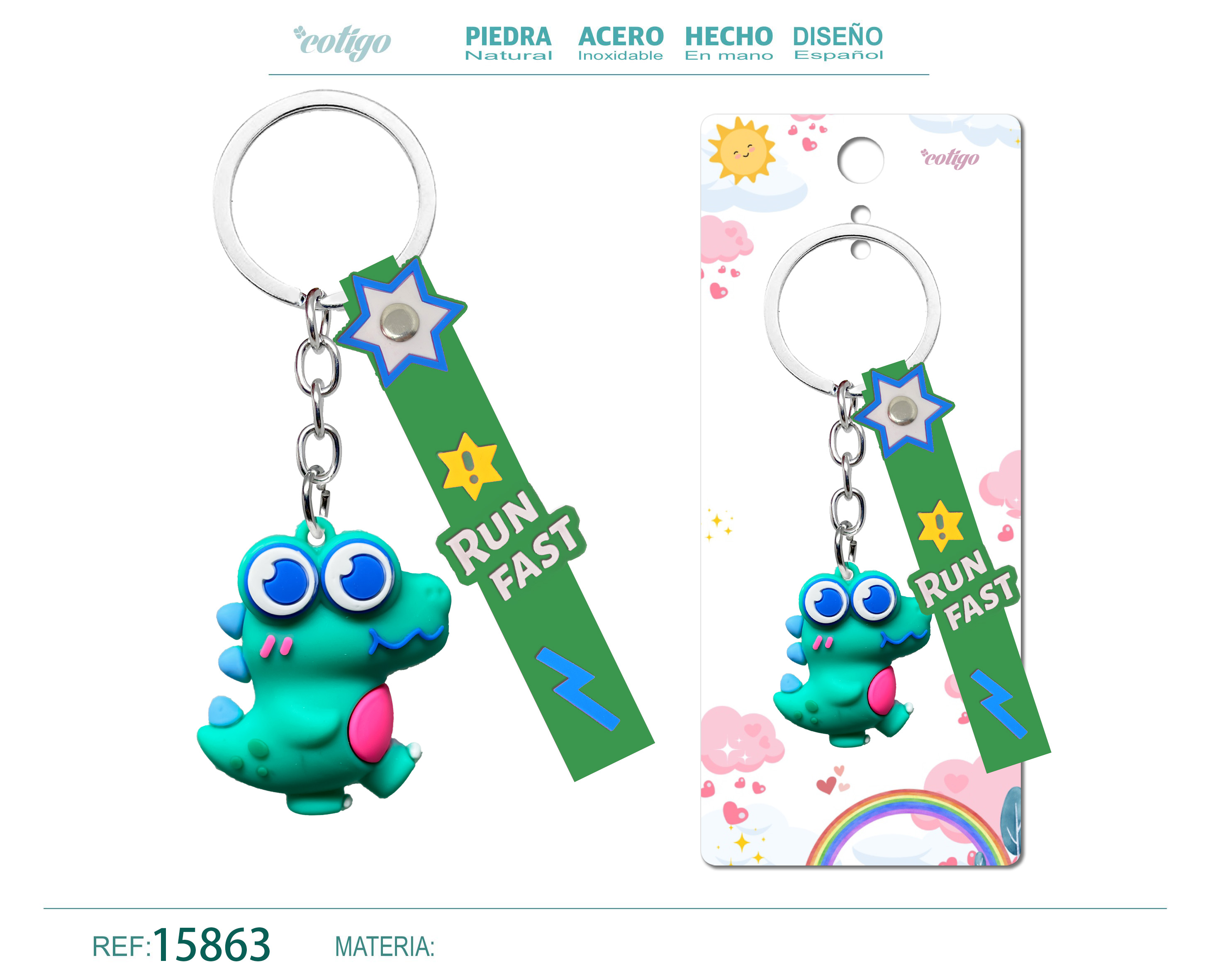 Llavero de Dibujos Animados