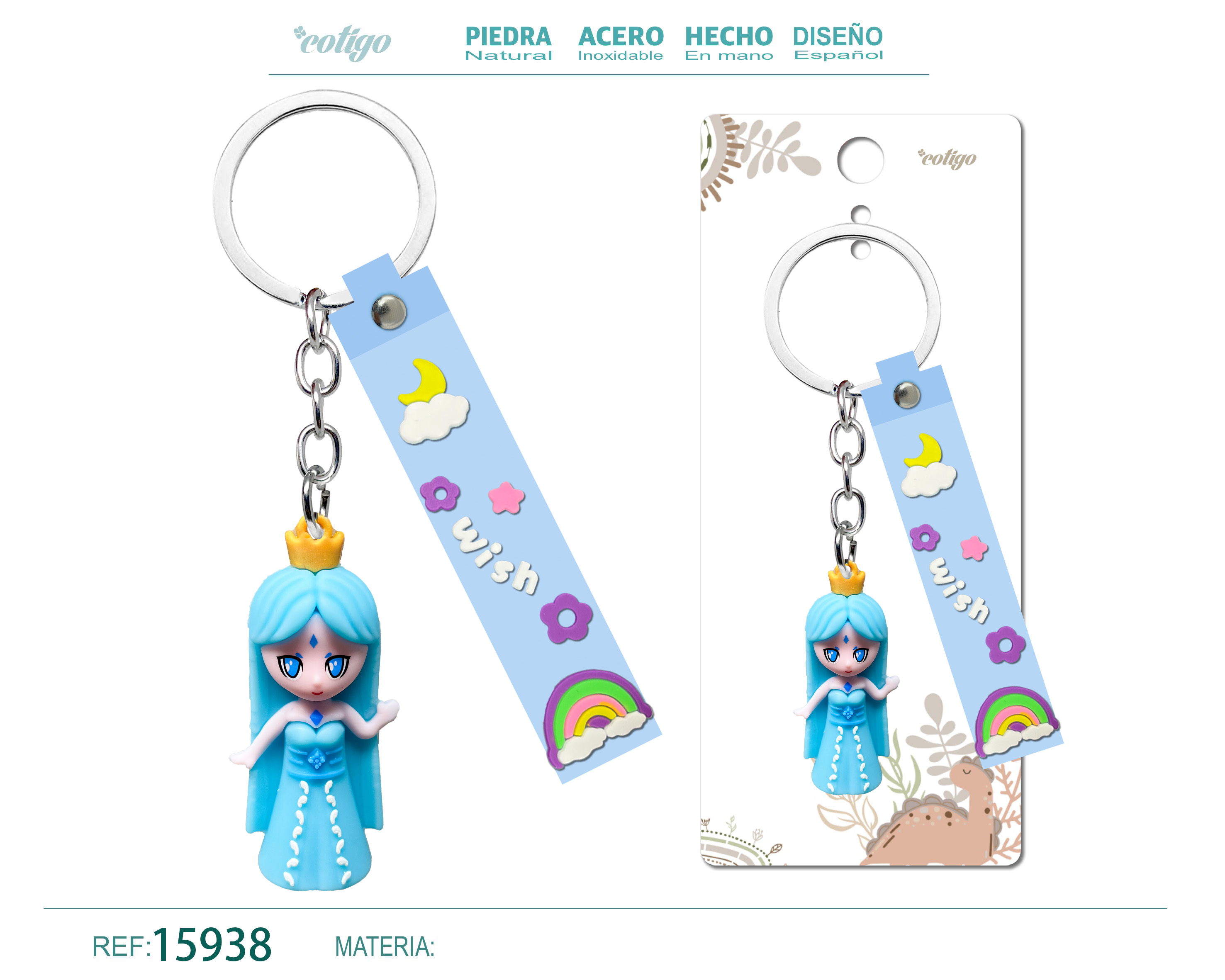 Llavero de Dibujos Animados