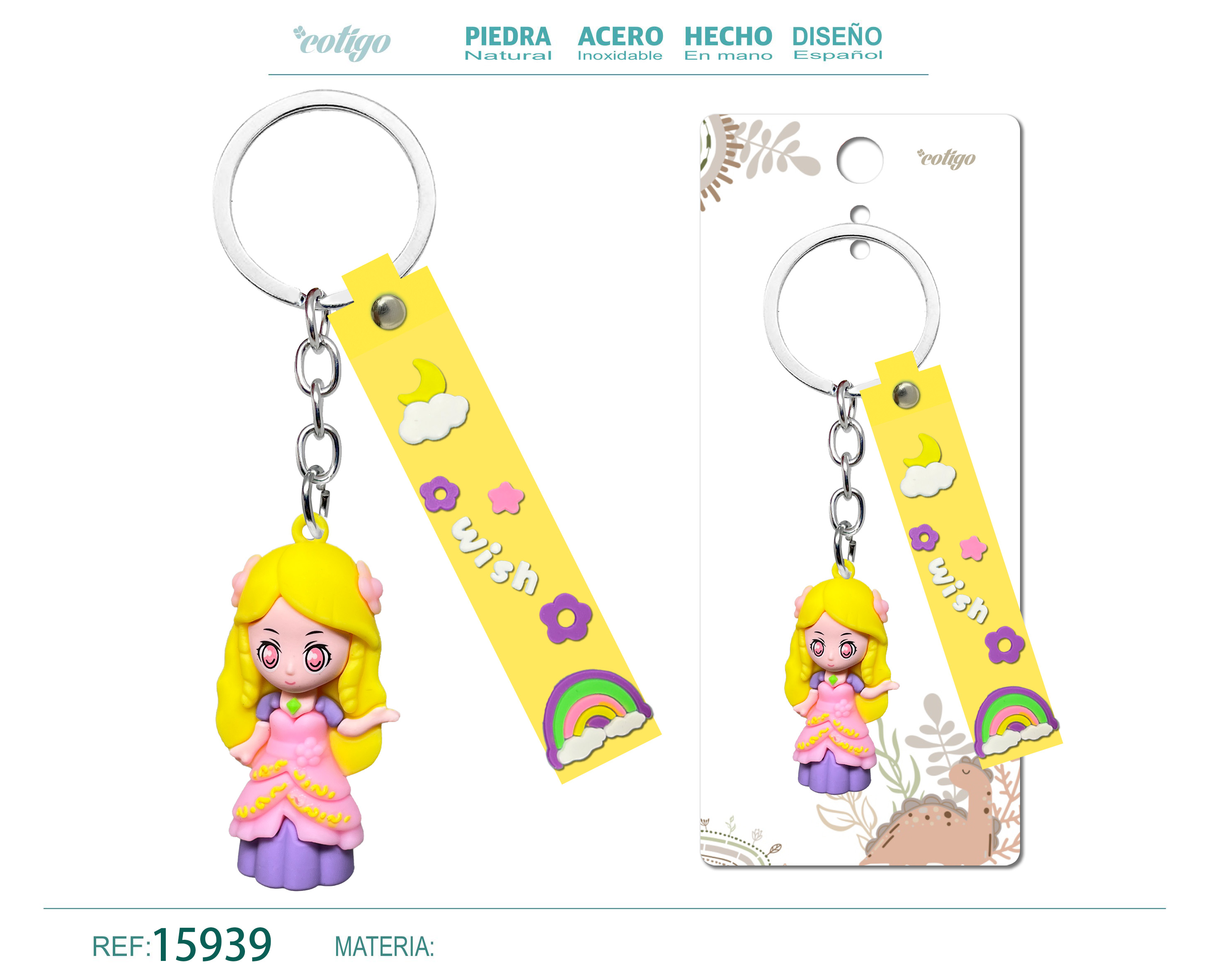 Llavero de Dibujos Animados