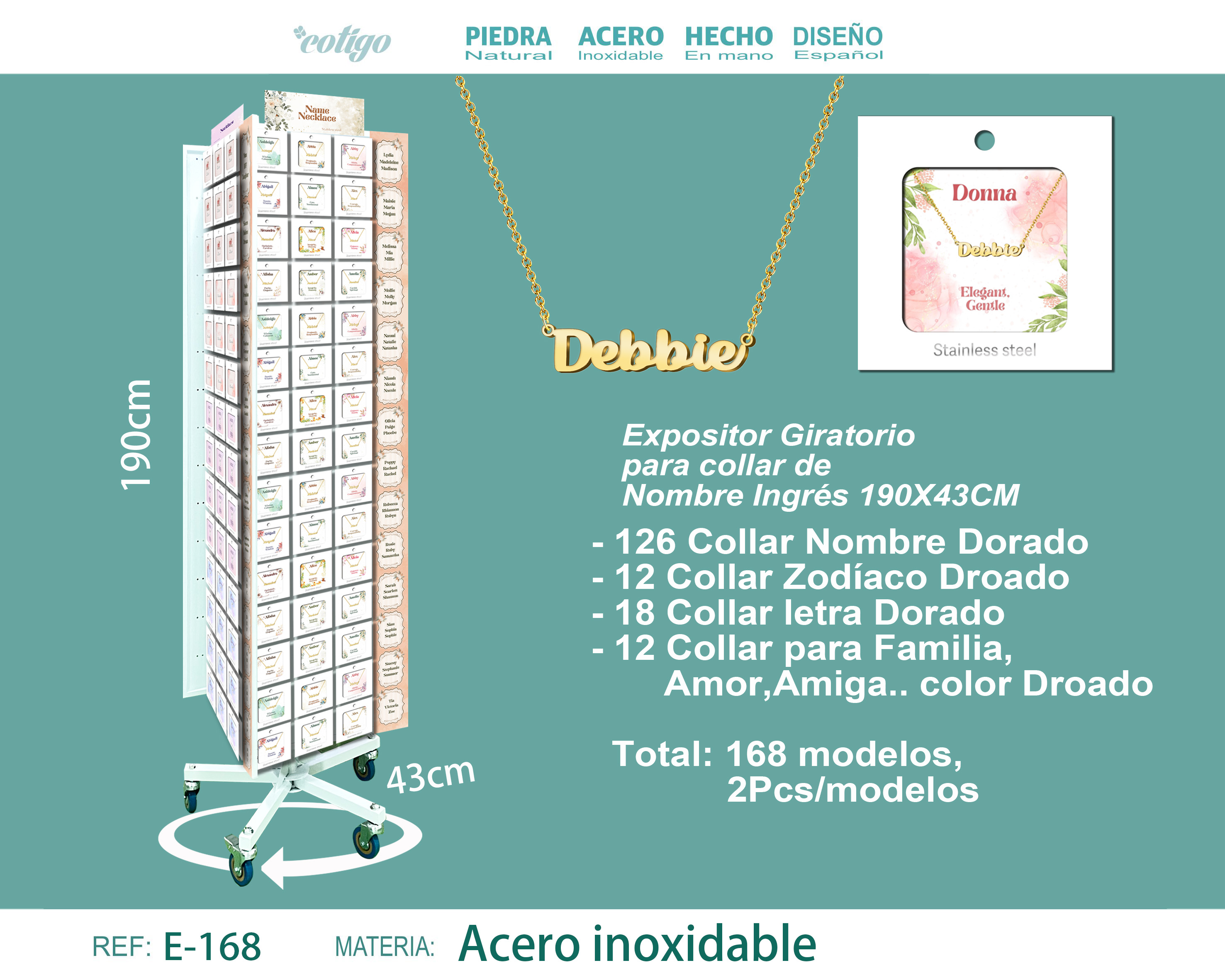 Expositor de Collar Nombre Ingles