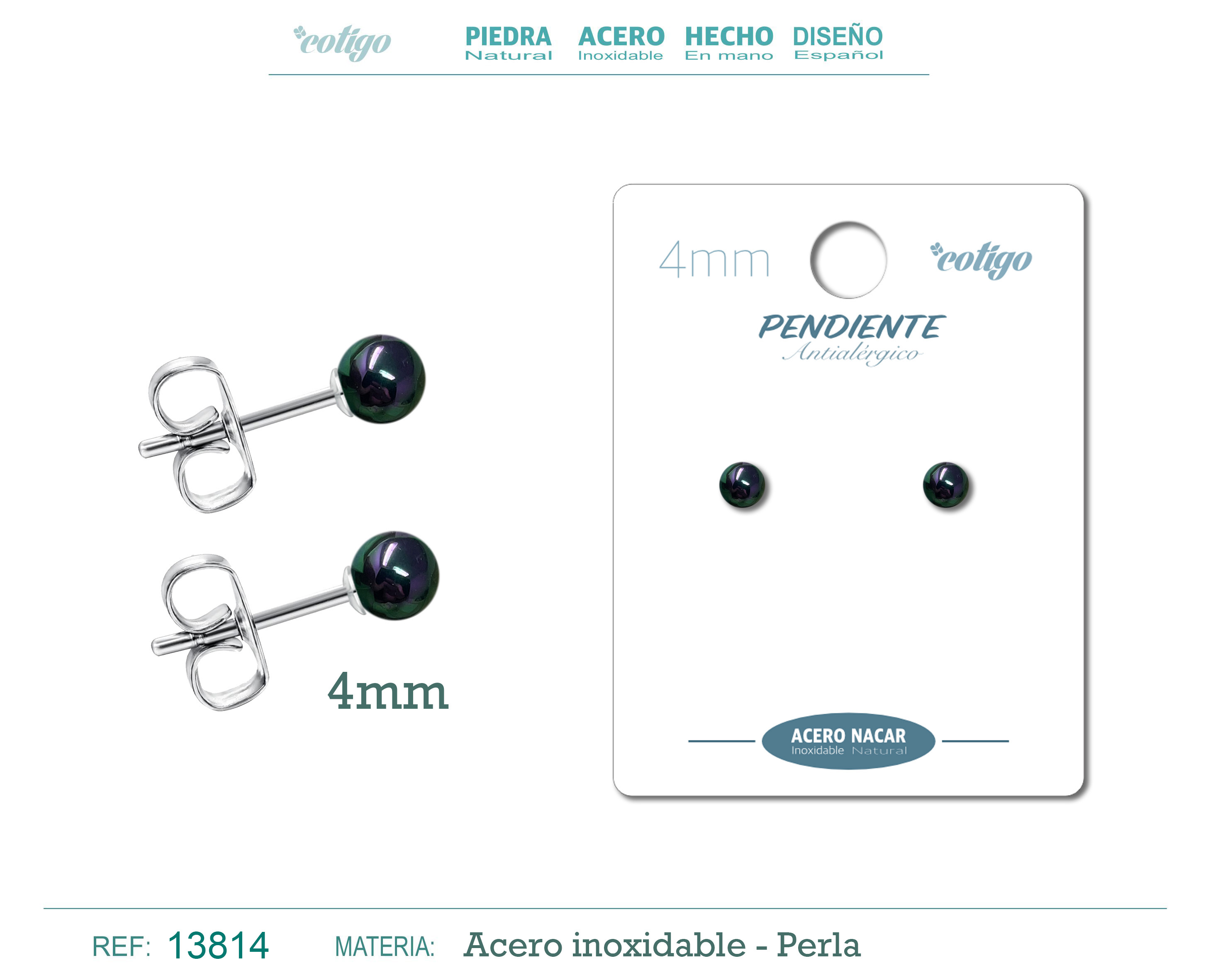 Pendiente Perla