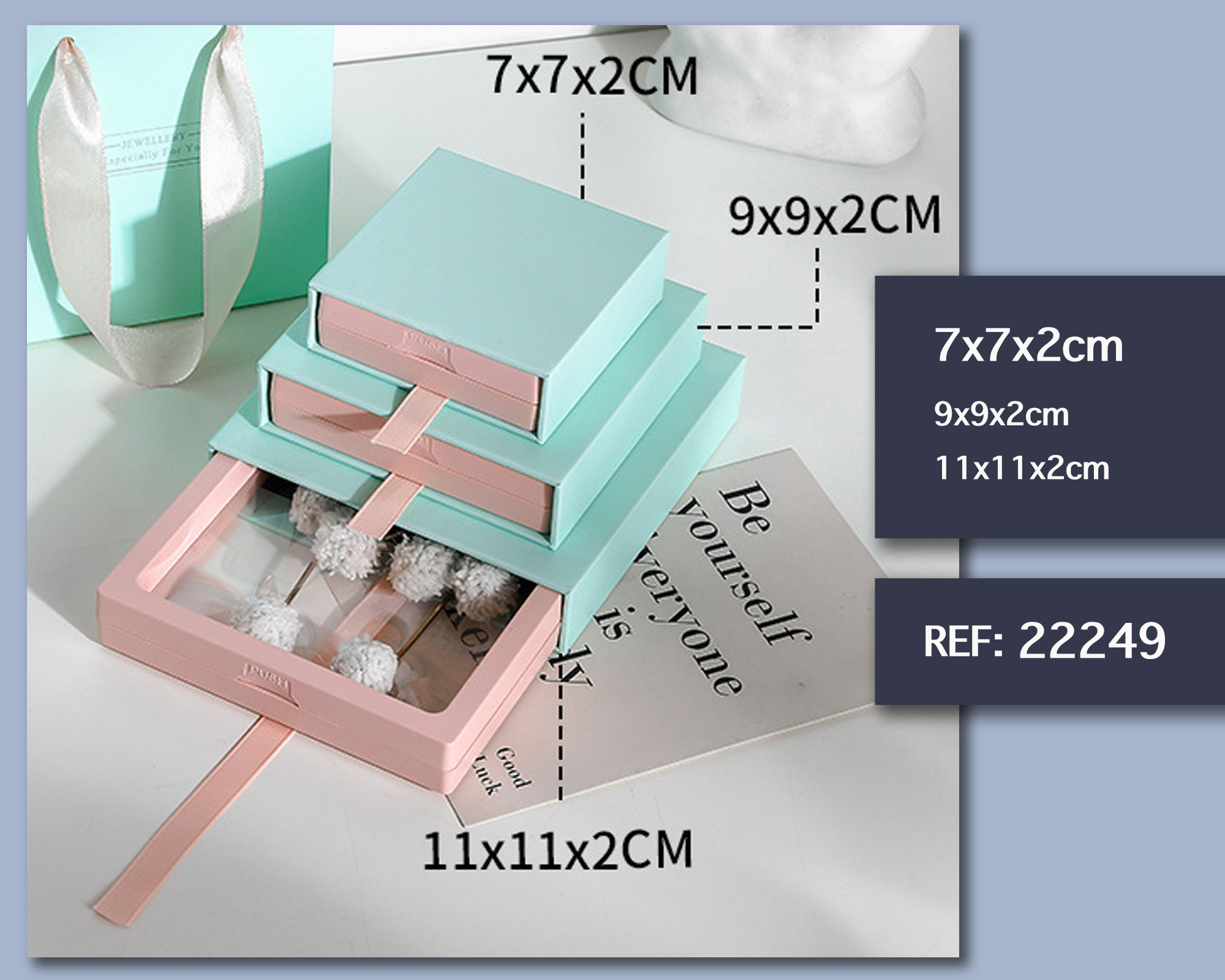 Caja de Regalo 7x7x2cm