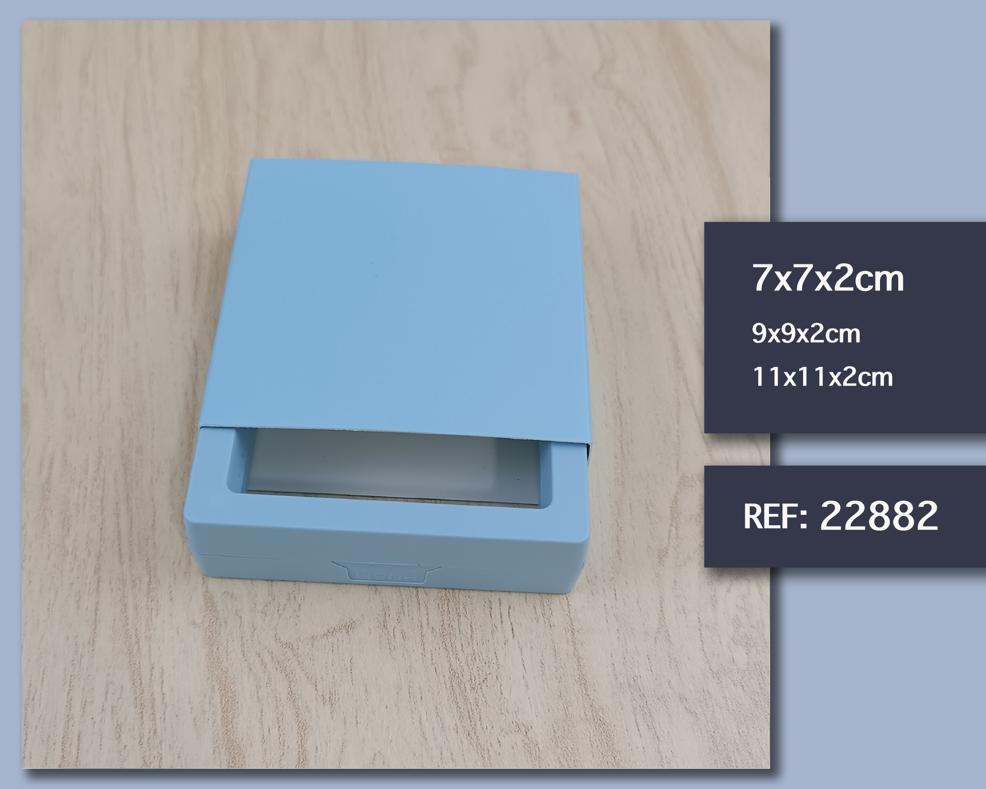 Caja de regalo 7x7x2cm