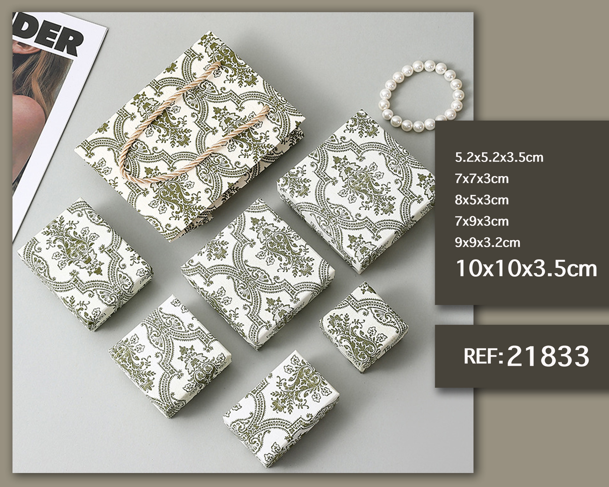 Caja de regalo 10x10x3.5cm