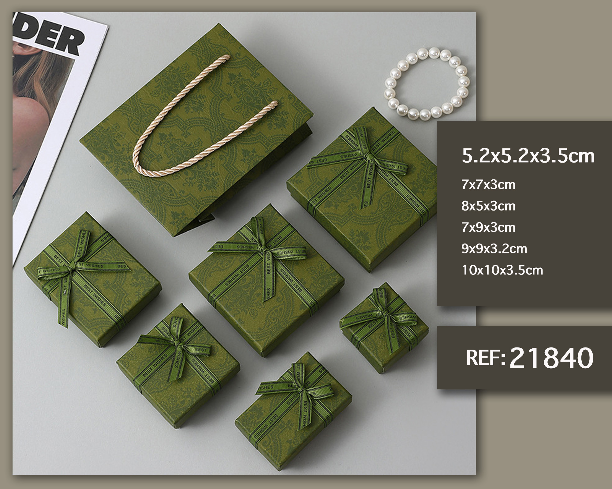 Caja de regalo 5.2x5.2x3.5cm