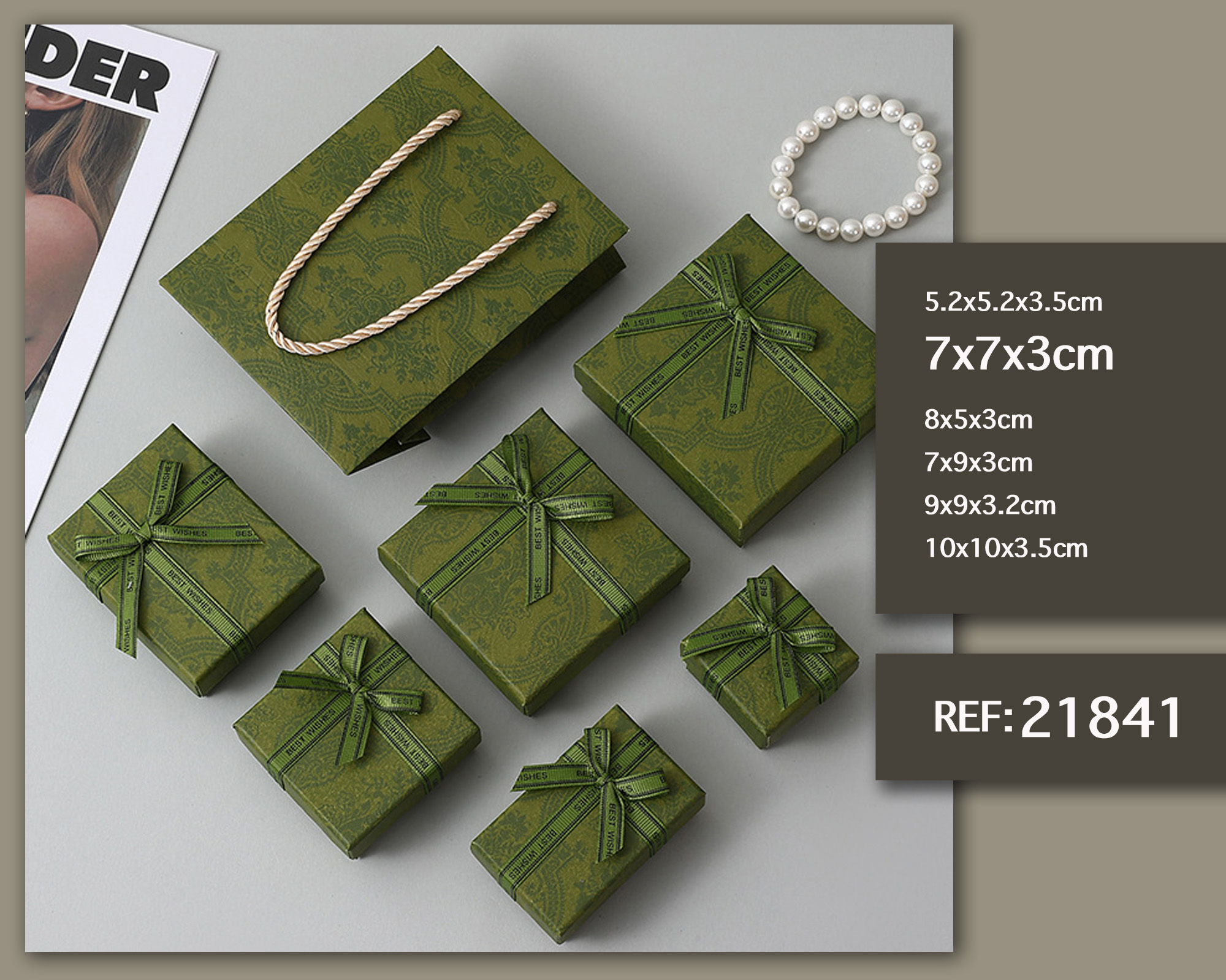 Caja de regalo 7x7xx3cm