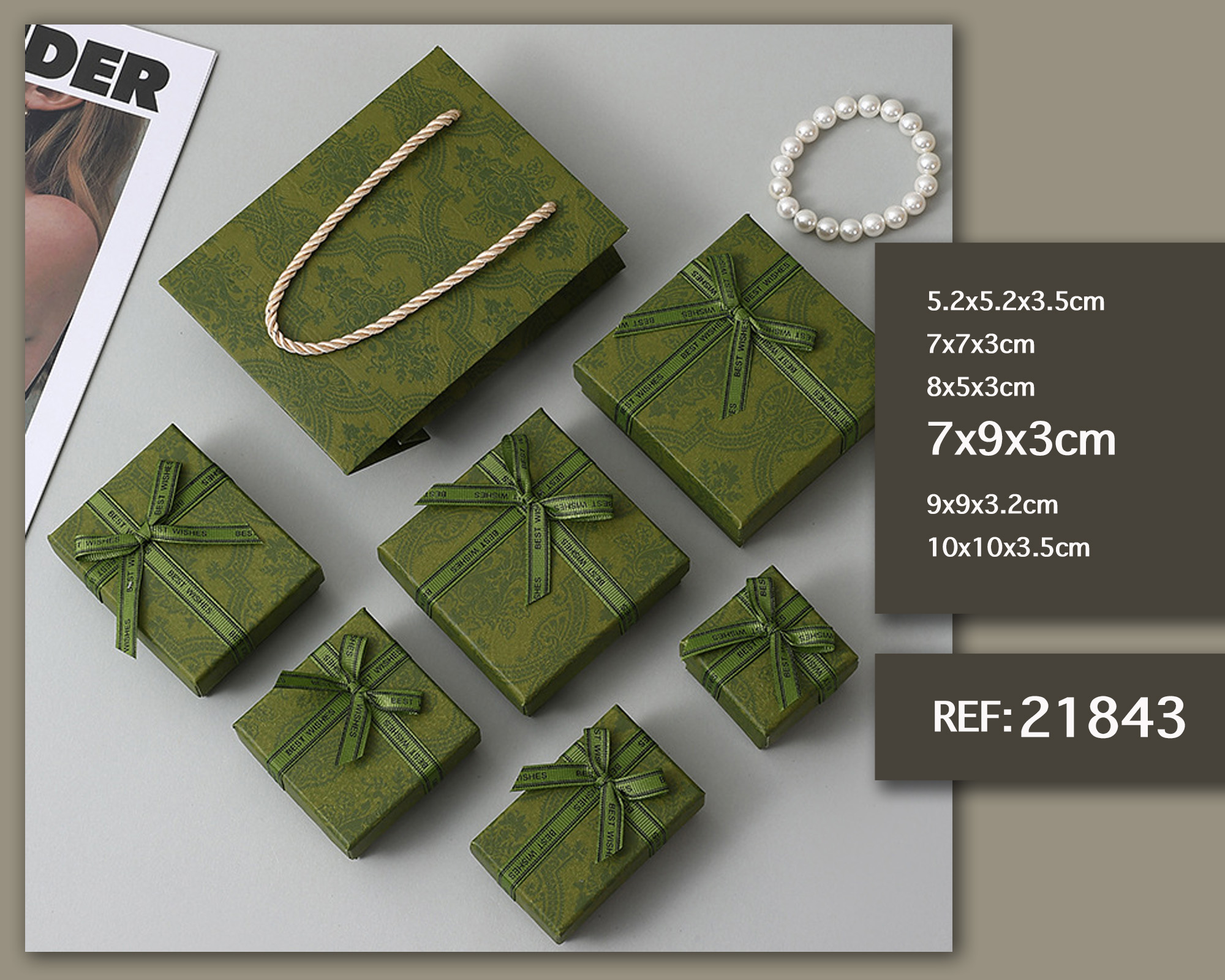 Caja de regalo 7x9x3cm