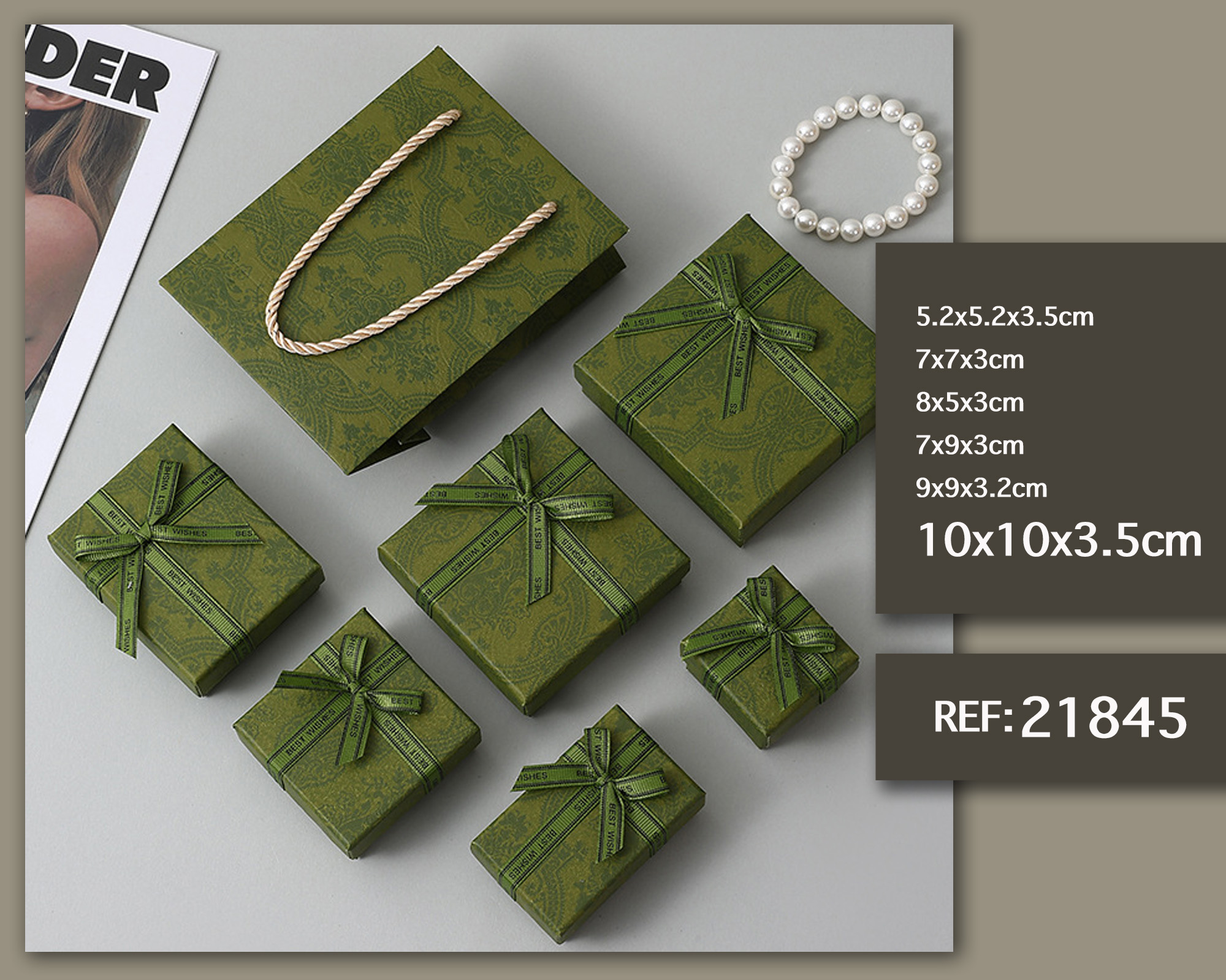 Caja de regalo 10x10x3.5cm