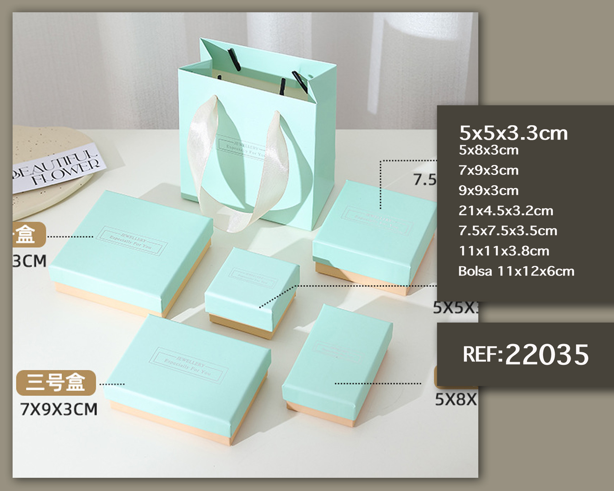 Caja de Regalo 5x5x3.3 cm
