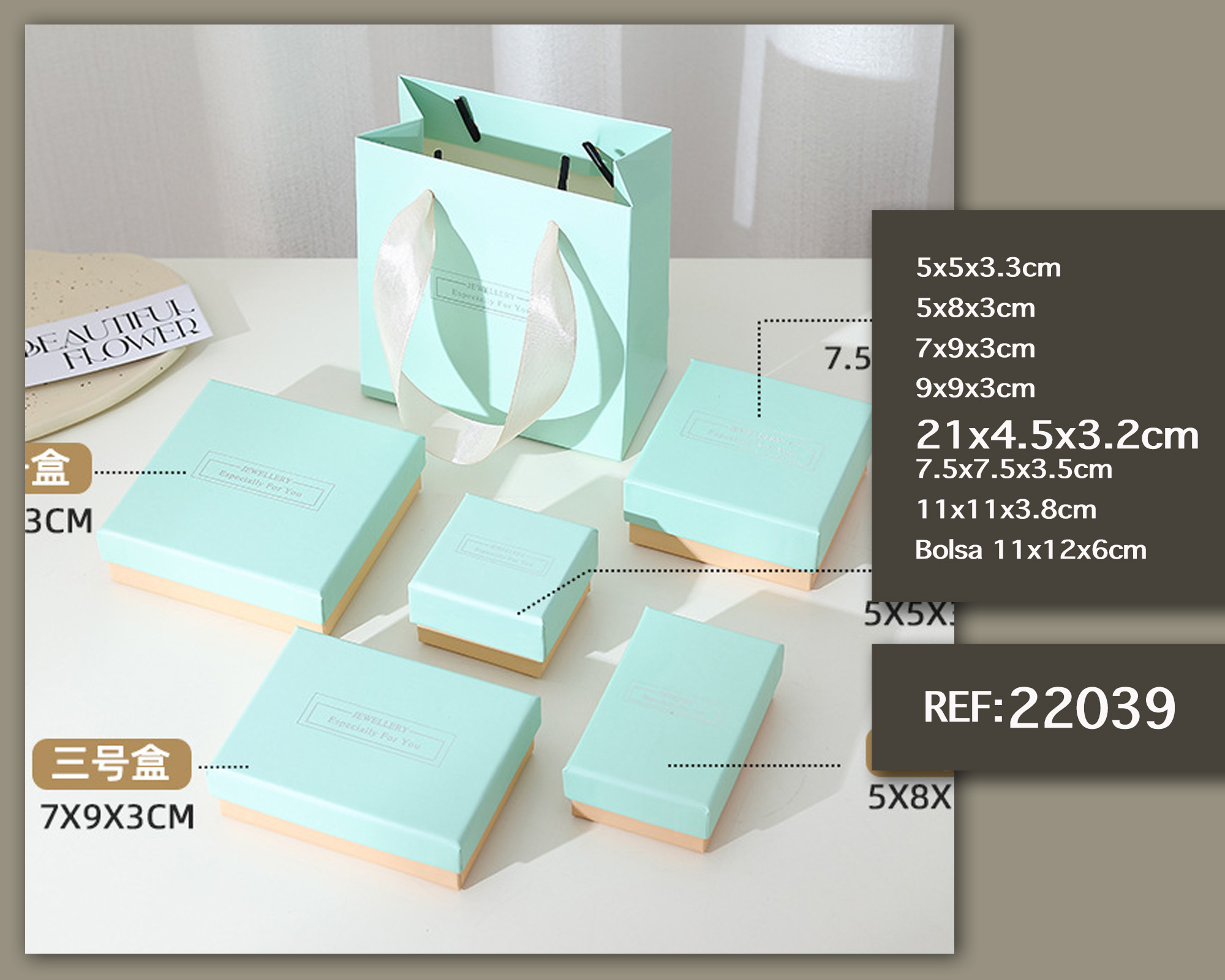 Caja de Regalo 21x4.5x3.2cm
