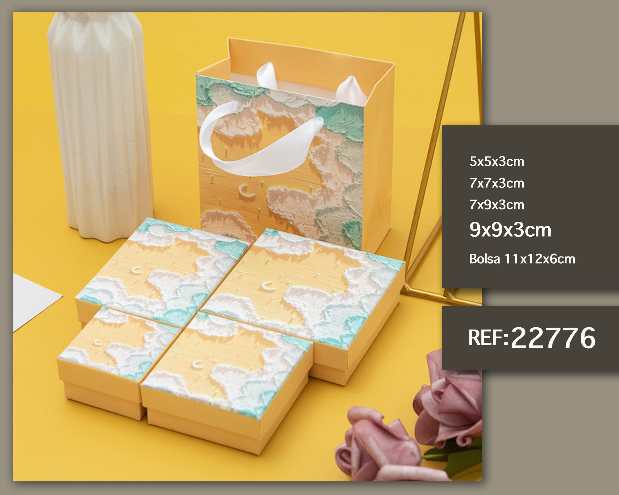 Caja de Regalo9x9x3cm