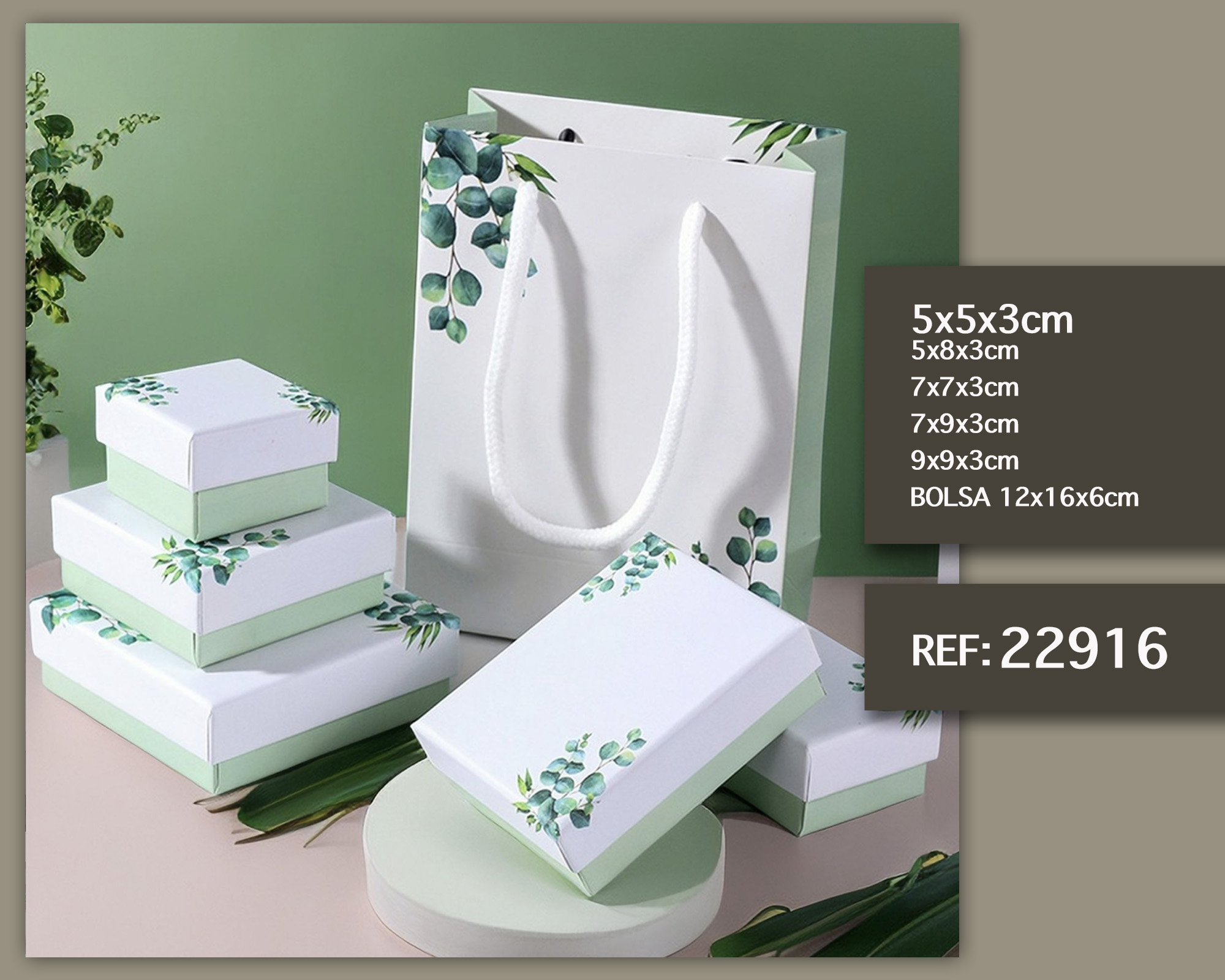 Caja de regalo 5x5x3cm