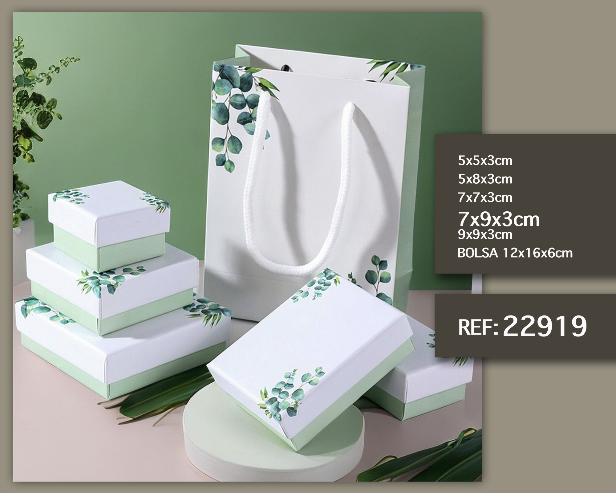 Caja de regalo 7x9x3cm