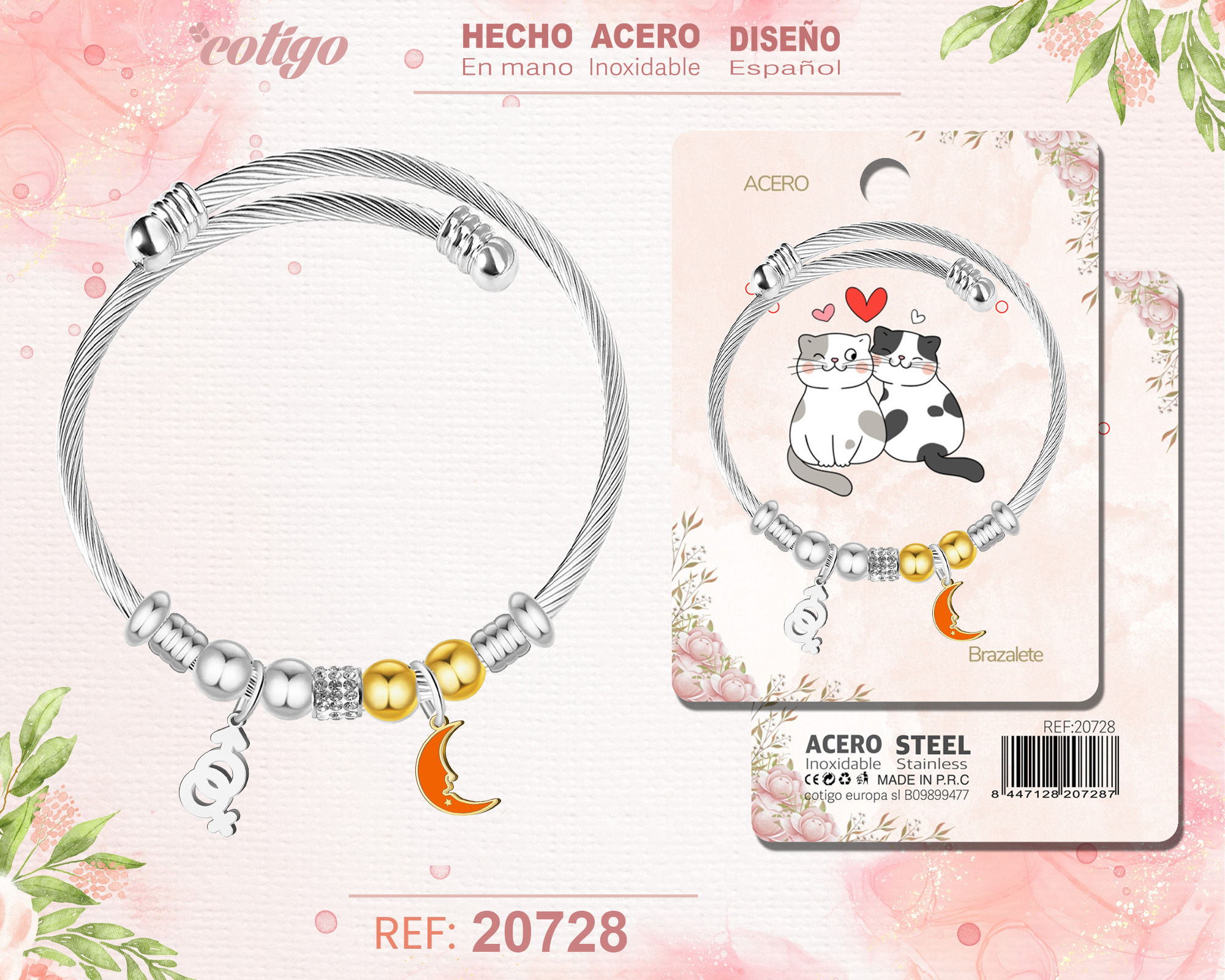 Brazalete Acero para Amor