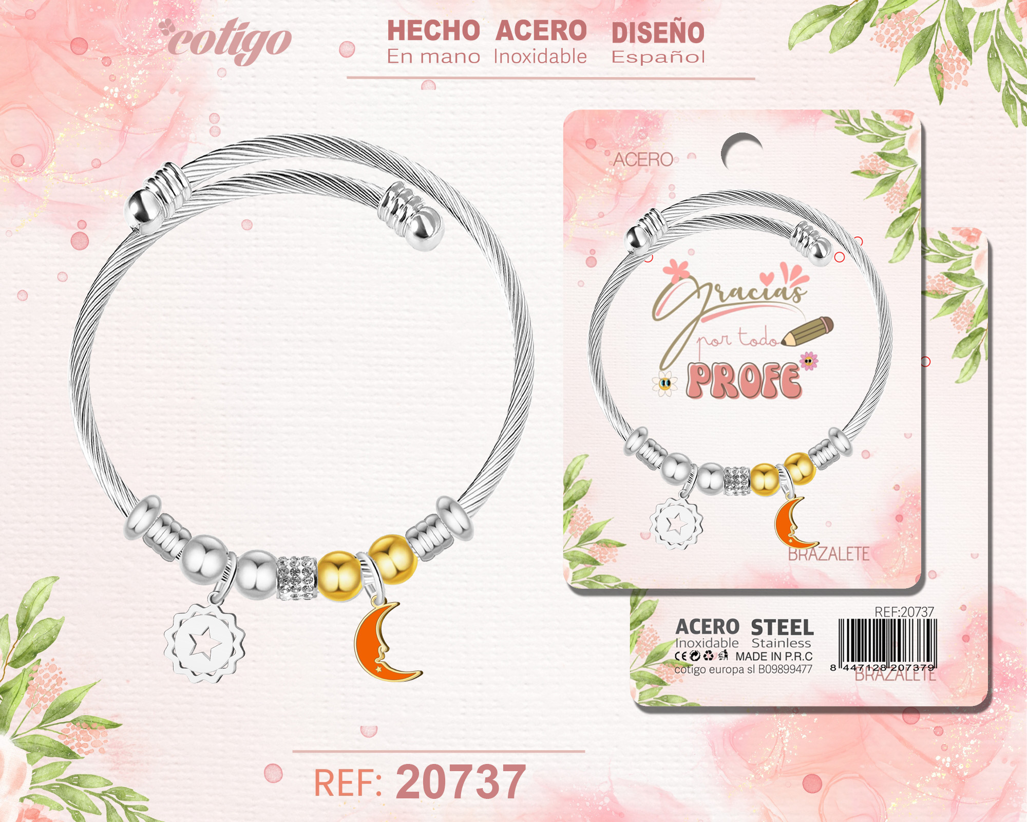 Brazalete Acero para Profesora