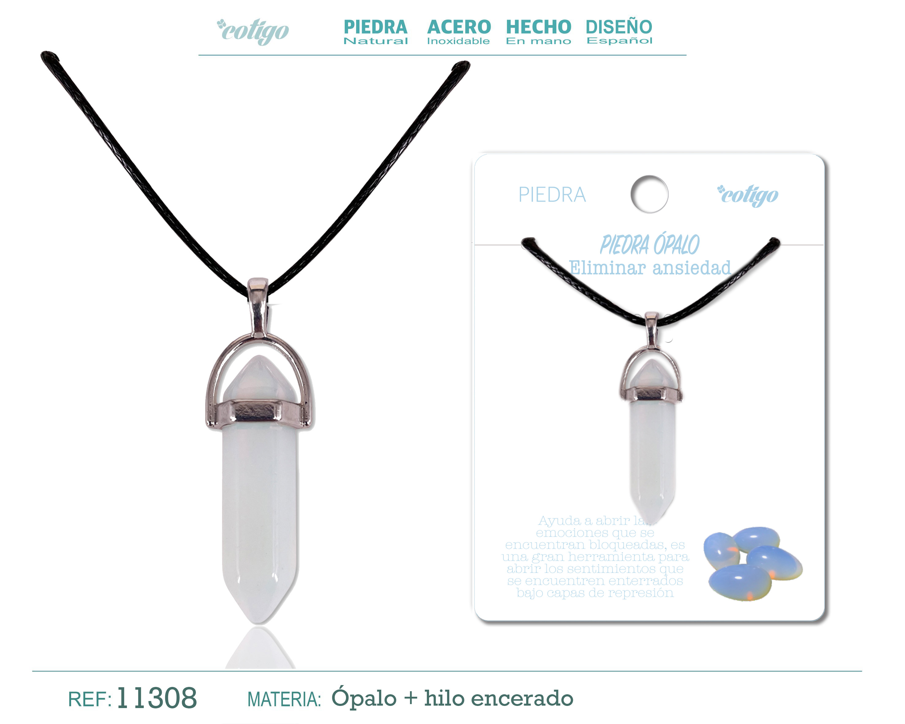 COLGANTE PUNTO OPALINA
