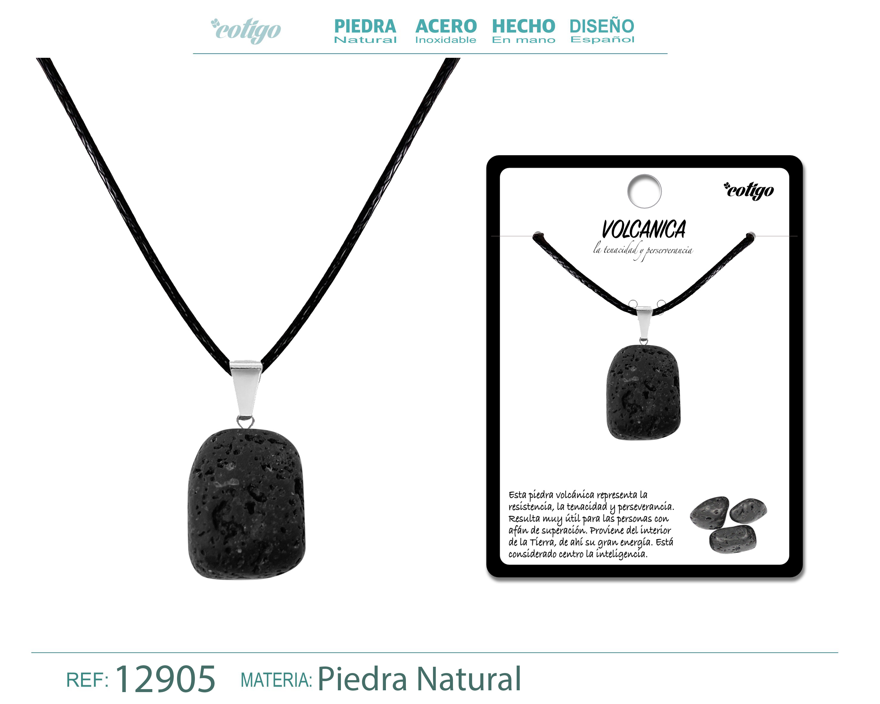 Colgante de Piedra Volcancia