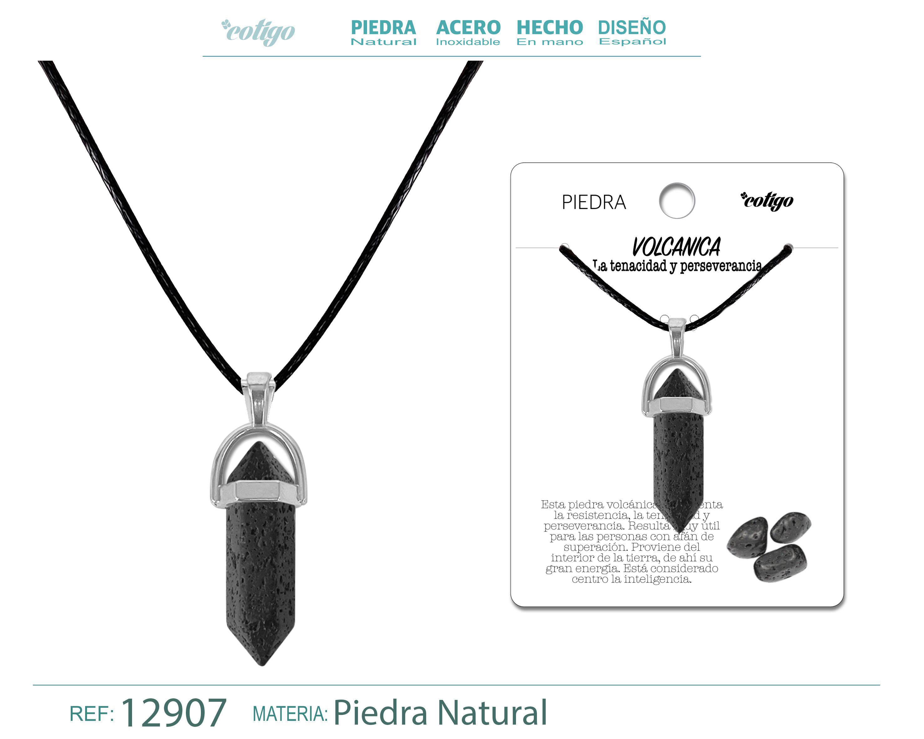 Colgane Punto de Piedra Volcanica