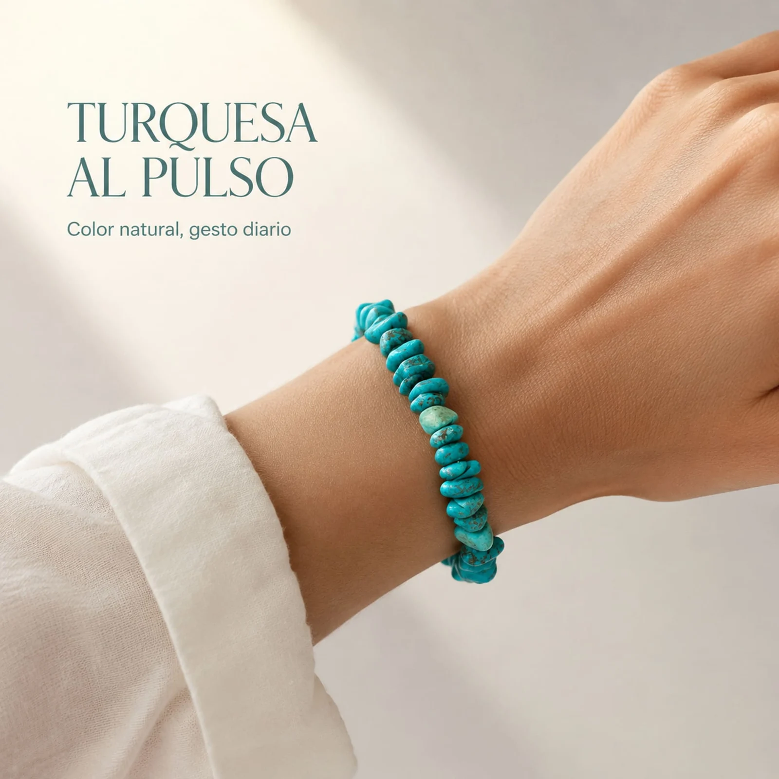 Pulsera Piedra natural Turquesa